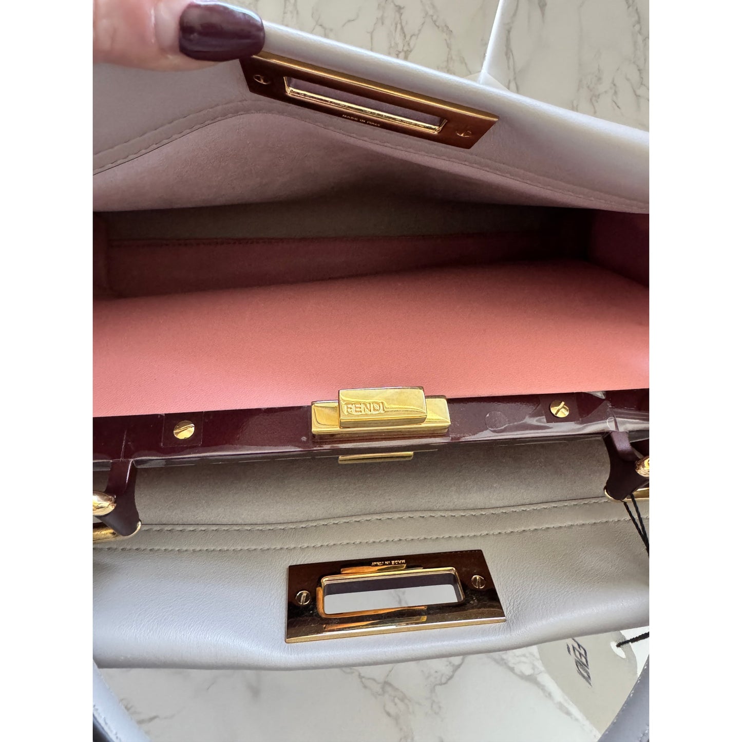 Fendi Peekaboo ISeeU Top Handle Bag