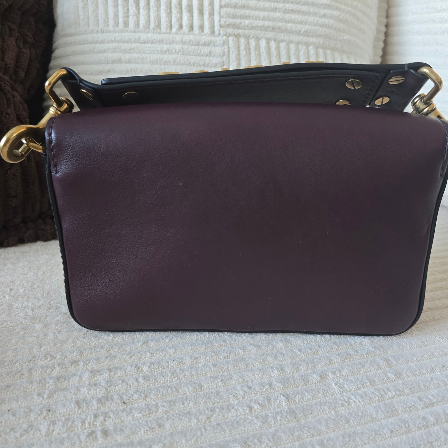 Christian Dior J'Adior Flap Bag Medium Burgundy Amaranth Leather Gold