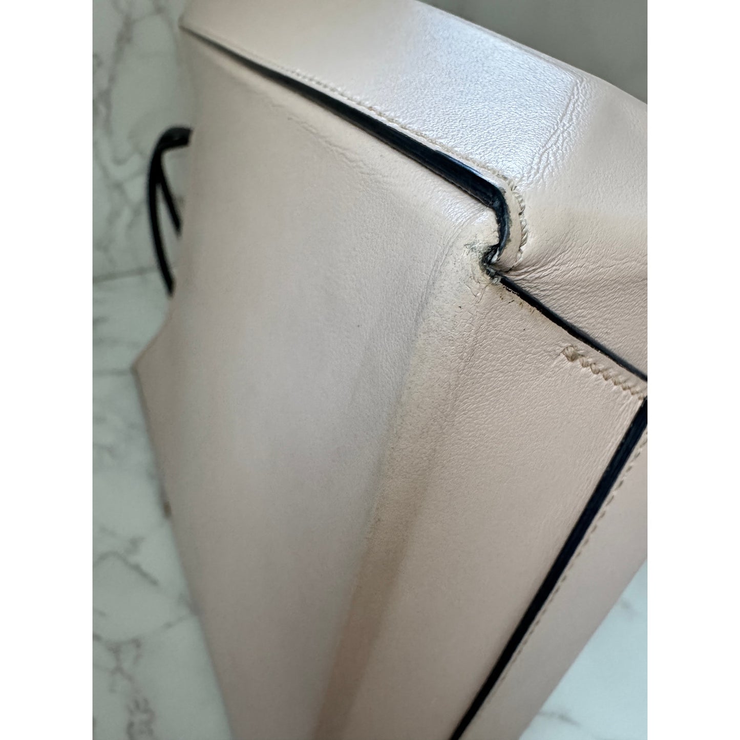 Fendi Roma Shopping Bag in Light Beige/Pinkish Color