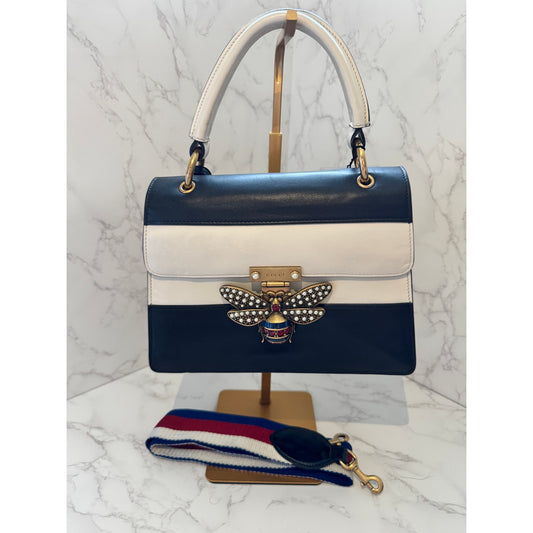 Gucci Queen Margaret Bee Top Handle Bag