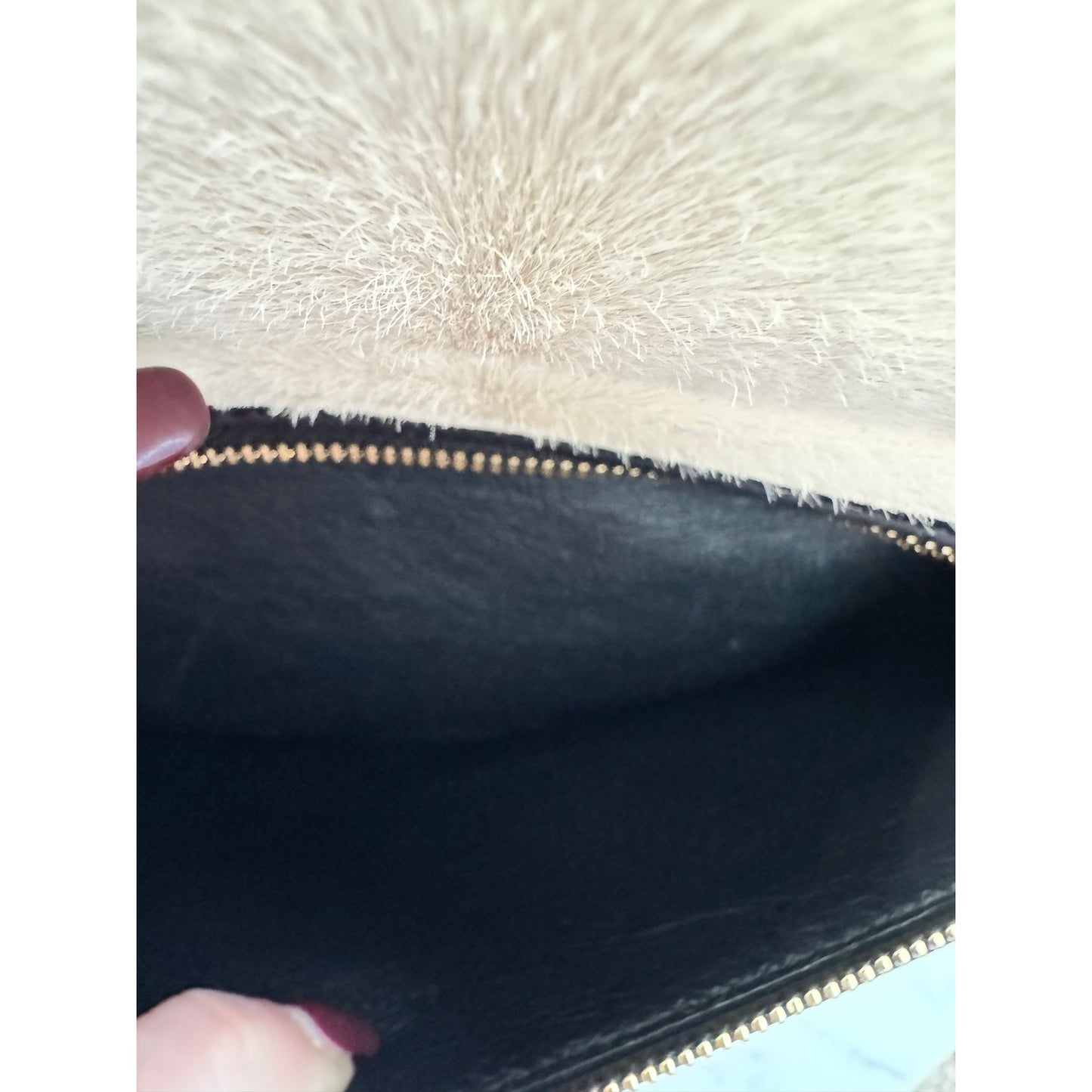 Celine Trapeze Top Handle Leather and Ponyhair Bag