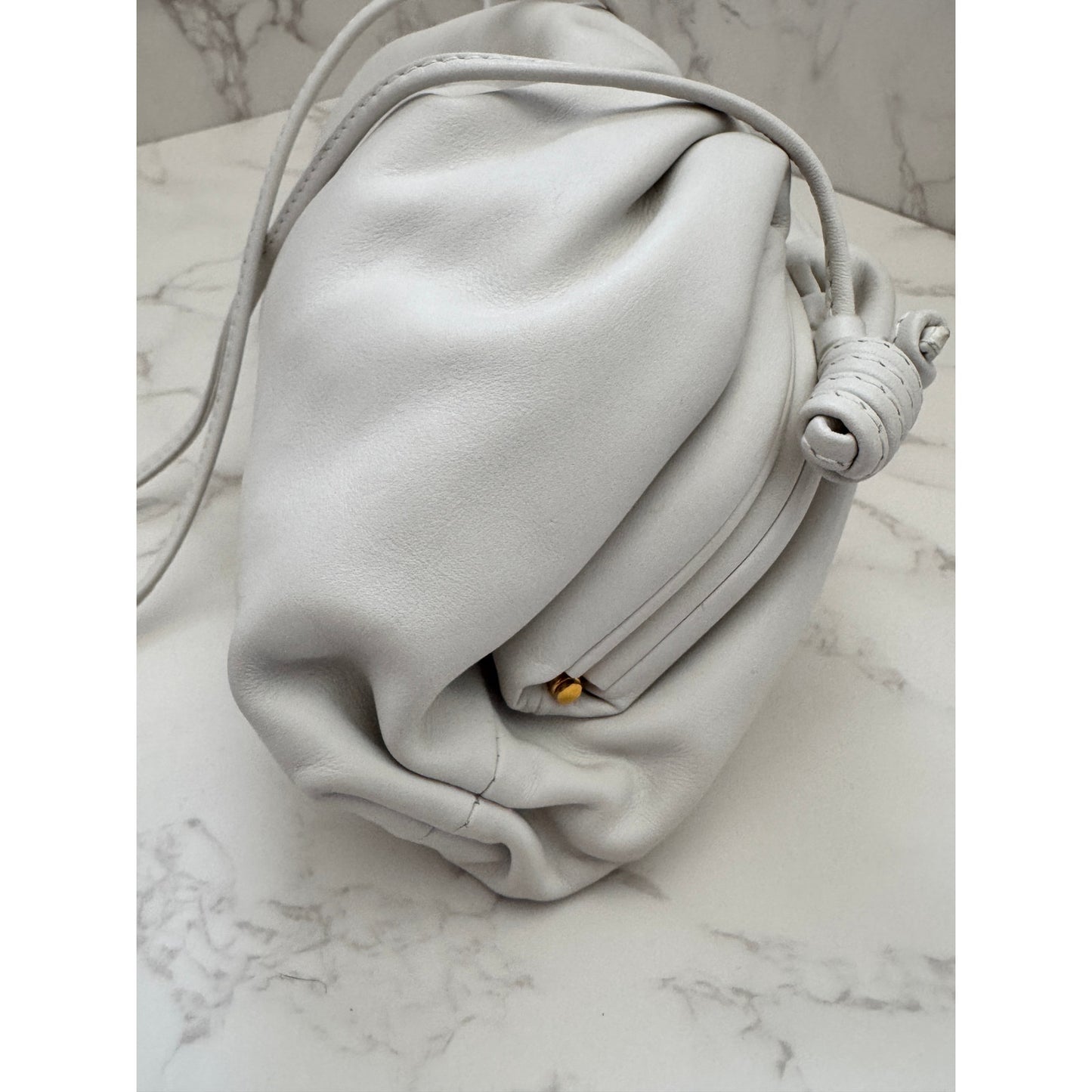 Bottega Venetta Mini Pouch in White.