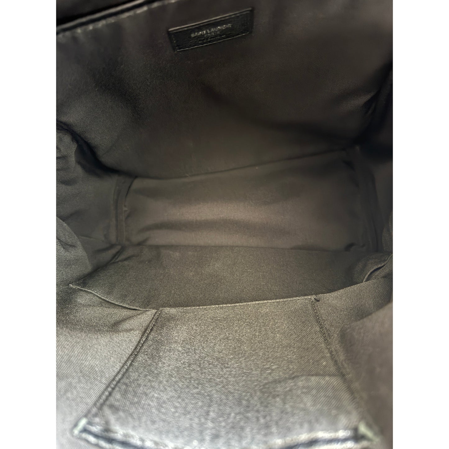 Saint Laurent Canvas City Studded Backpack