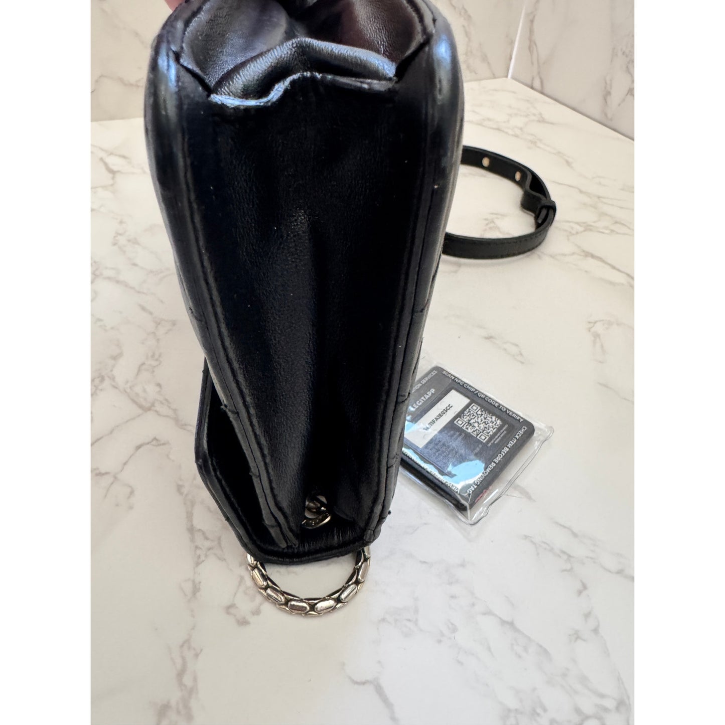 Bvlgari Forever Scaglie Quilted Leather Shoulder Bag