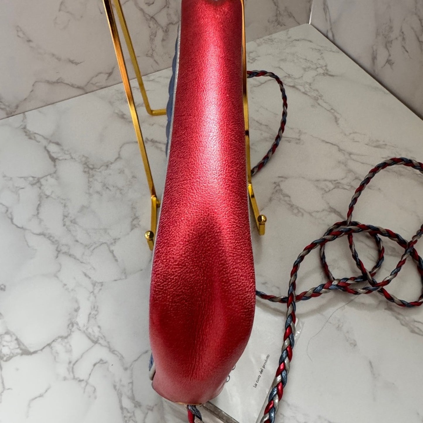 Gucci Laminated Nappa Trapuntata Zumi Shoulder Bag