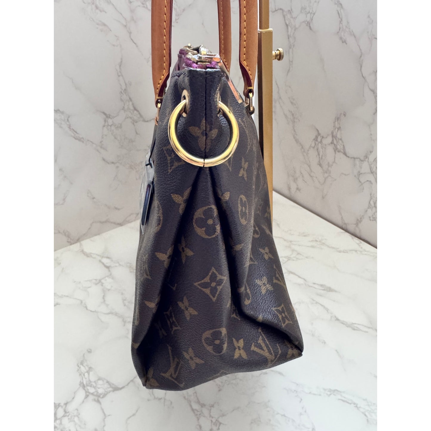 Louis Vuitton Monogram Pallas MM Aurore Purple Tote