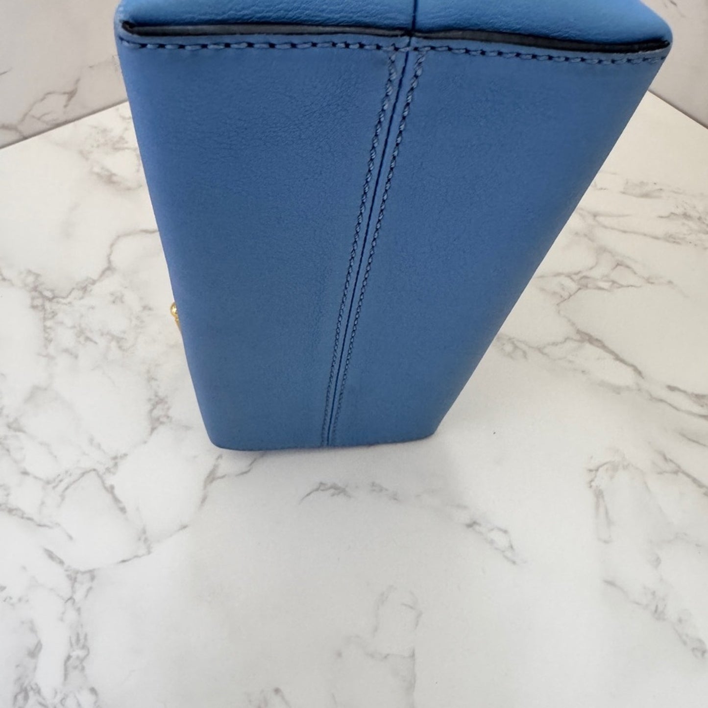 Fendi By The Way Crossbody in Blue Calfskin Leather
