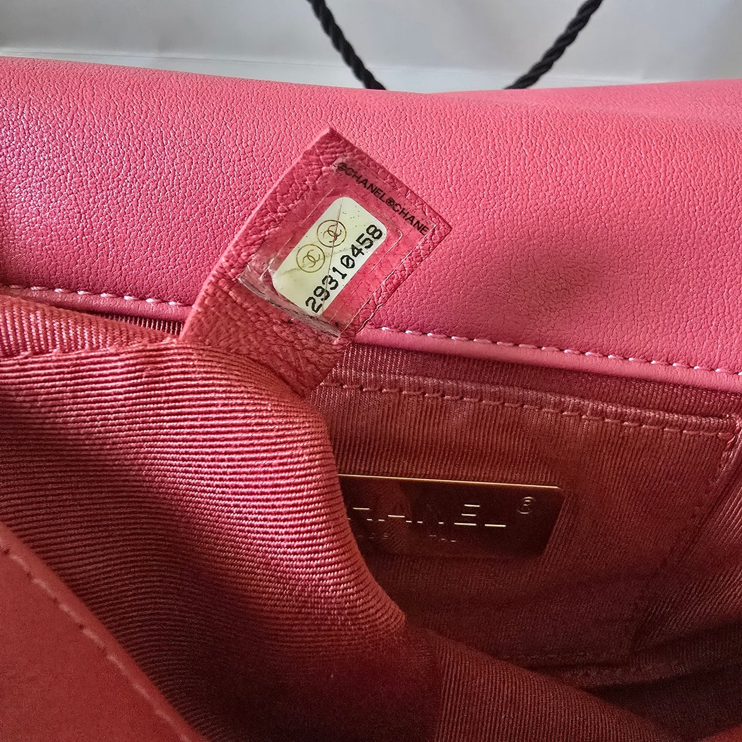 Chanel 19 Pink Quilted Lambskin Leather Waist Bag