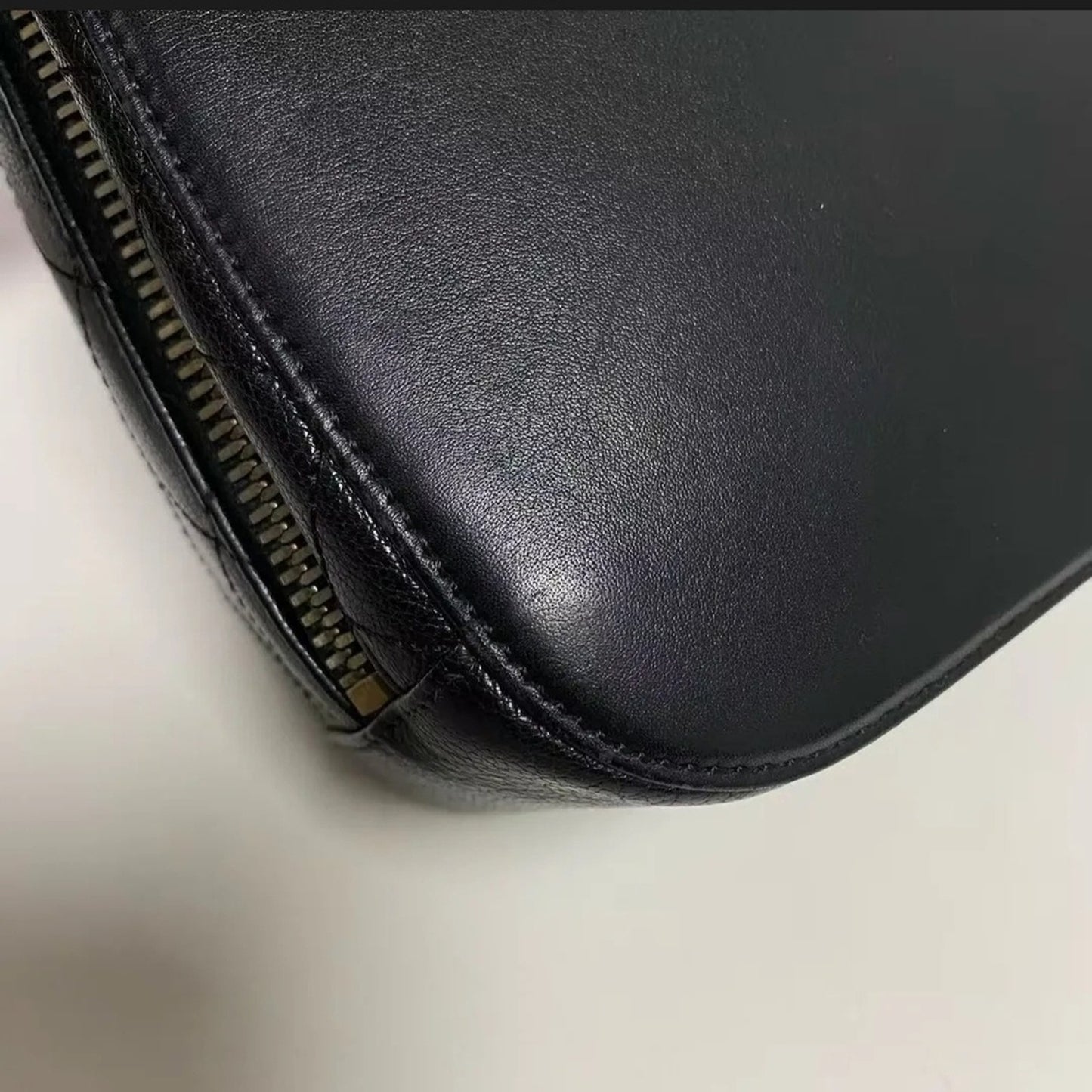 Chanel Coco Curve Vanity Case in Black with Gold Accents