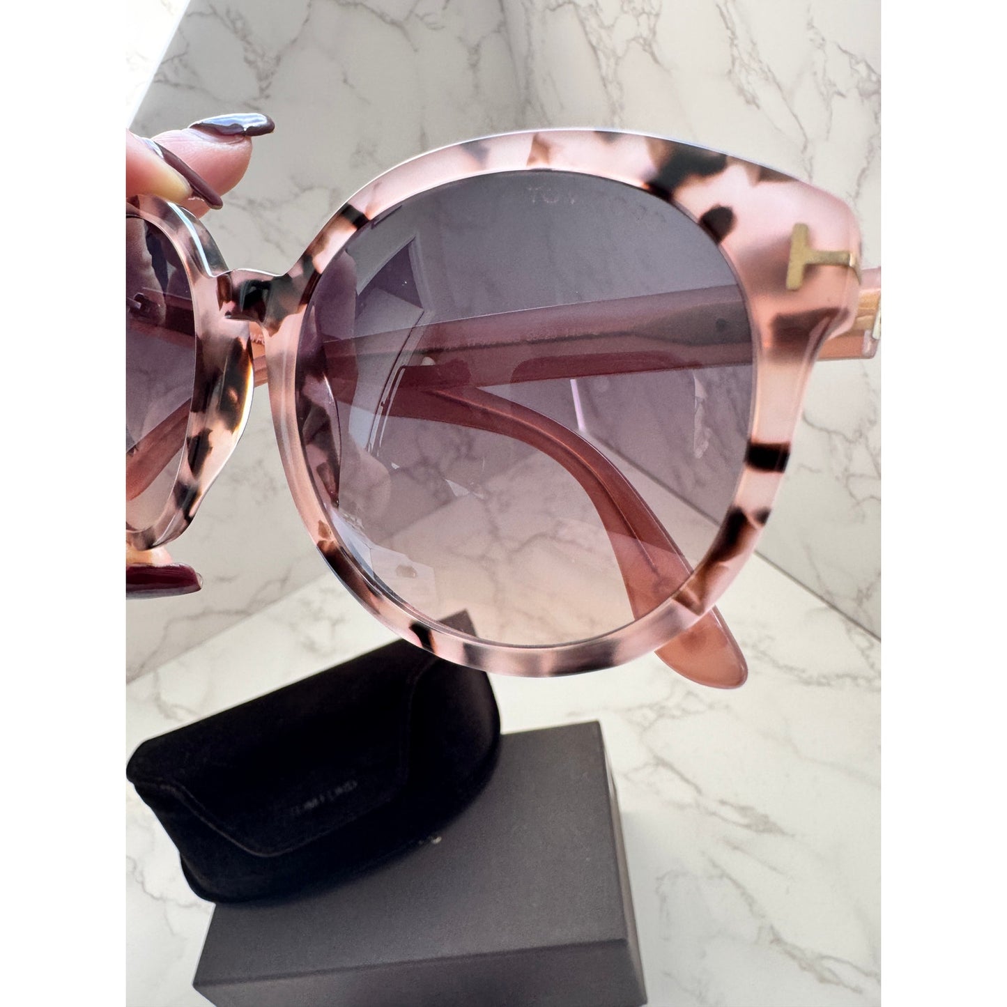 Tom Ford Philippa Tortoise Sunglasses