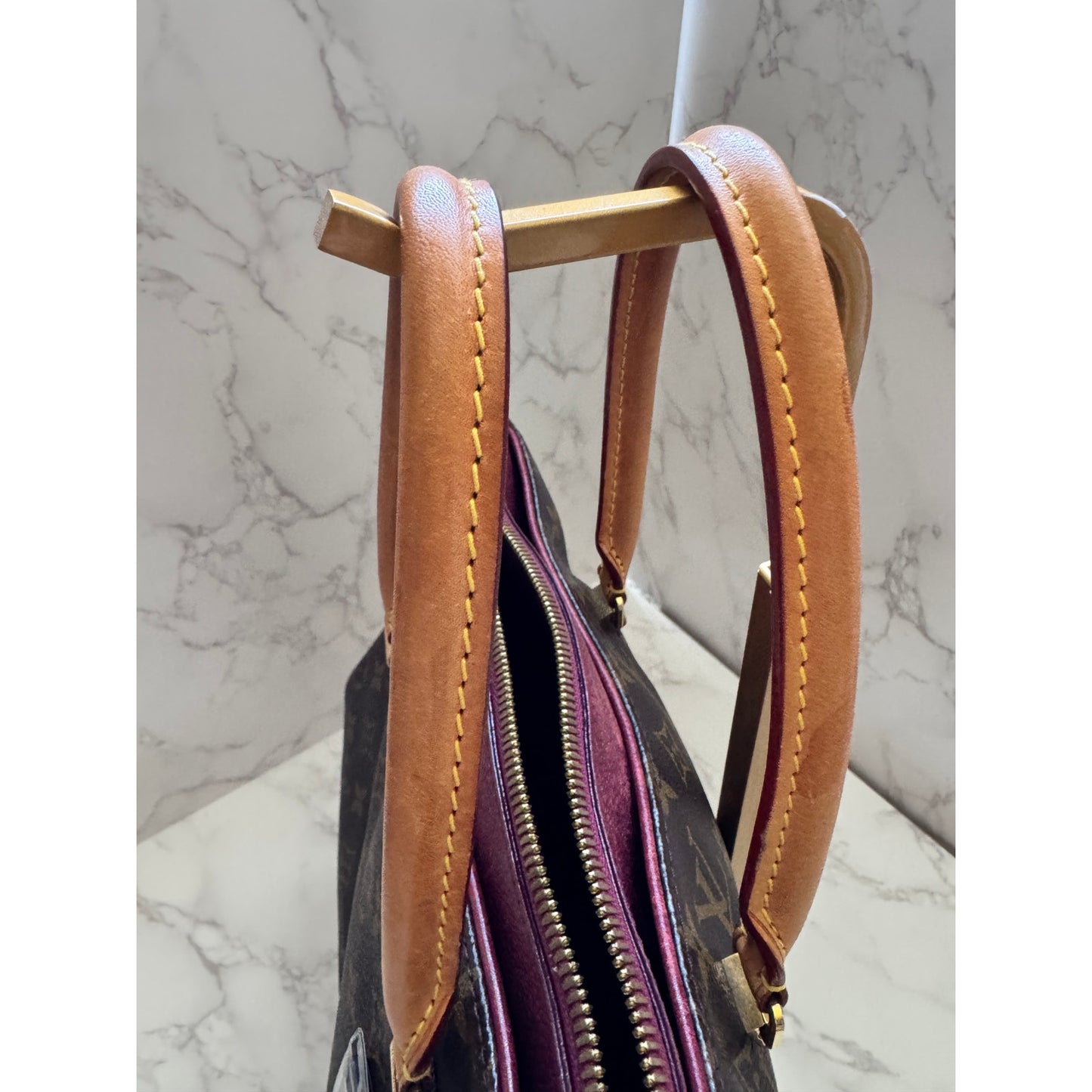 Louis Vuitton Monogram Pallas MM Aurore Purple Tote