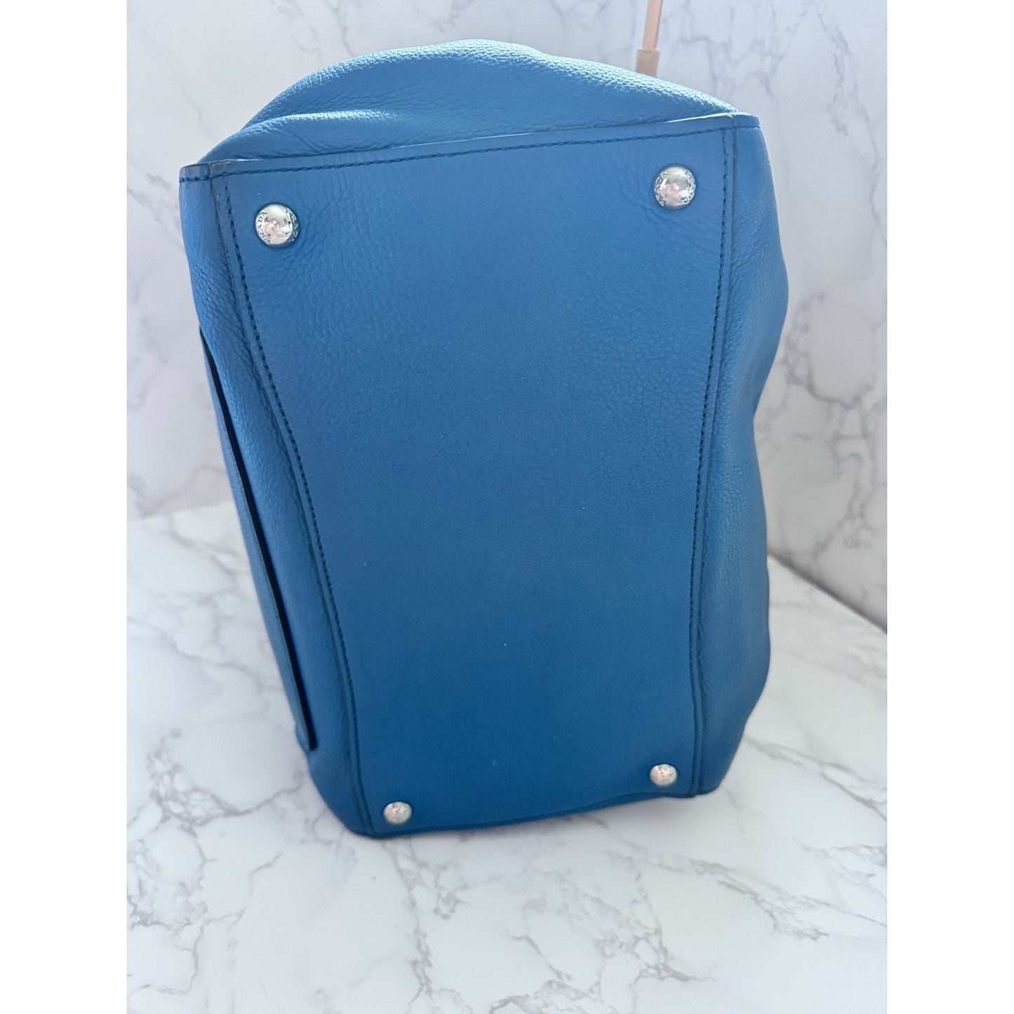 Prada Vitello Daino Front Pocket Tote