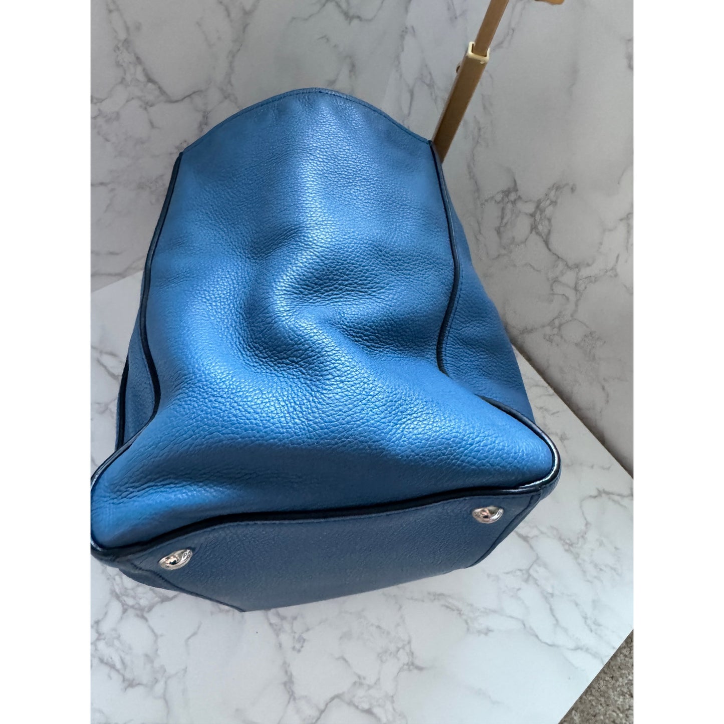Prada Vitello Daino Front Pocket Tote