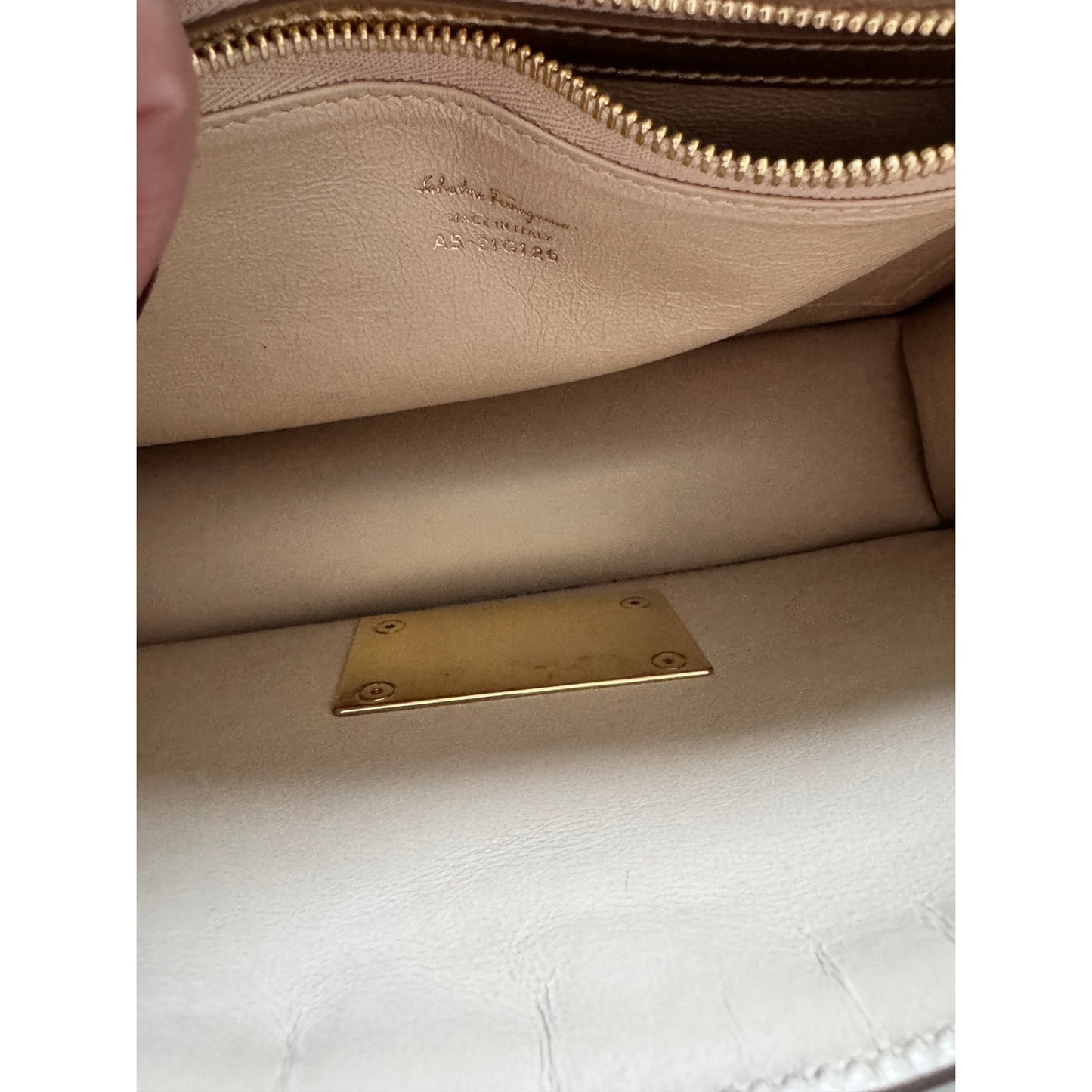 Salvatore Ferragamo Aileen Gancio Shoulder/Top Handle Bag