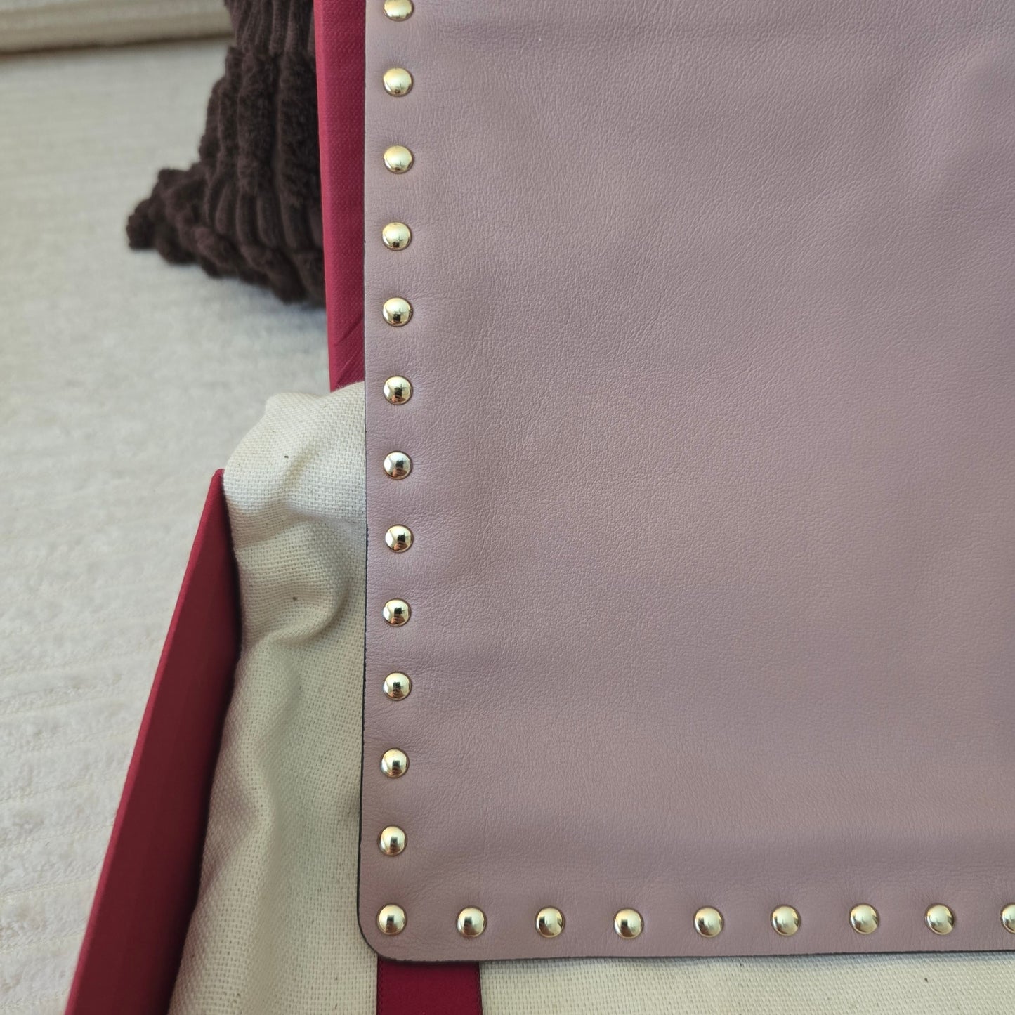 Valentino Garavani Rockstud Leather Large Pouch - NWT