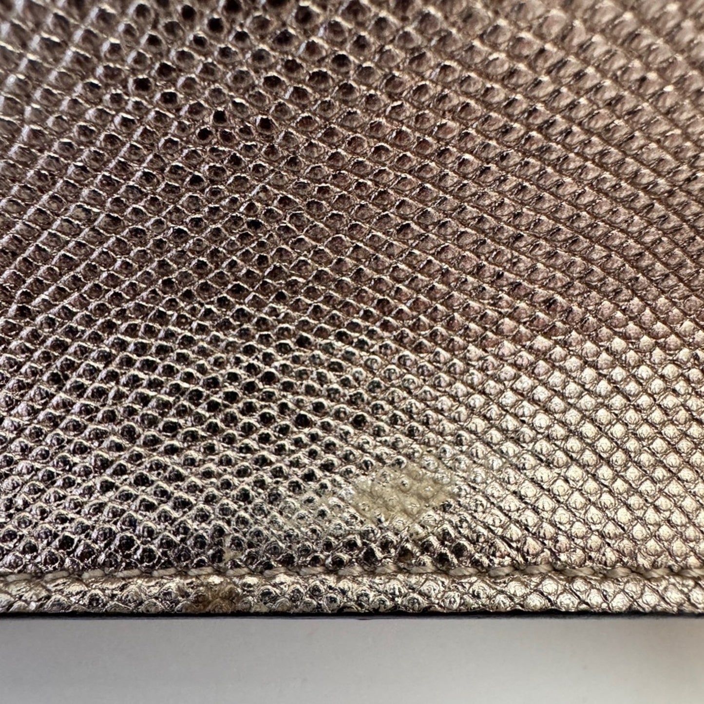 Bvlgari Serpenti Limited Edition Forever Bag in Metallic Leather.