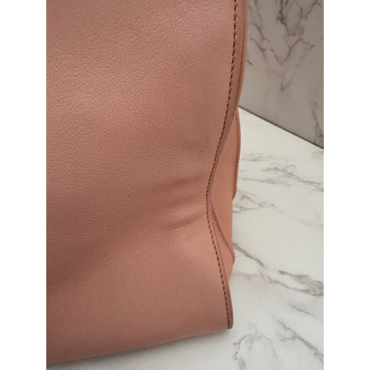 Saint Laurent Blush Calfskin Sac De Jour Tote Bag