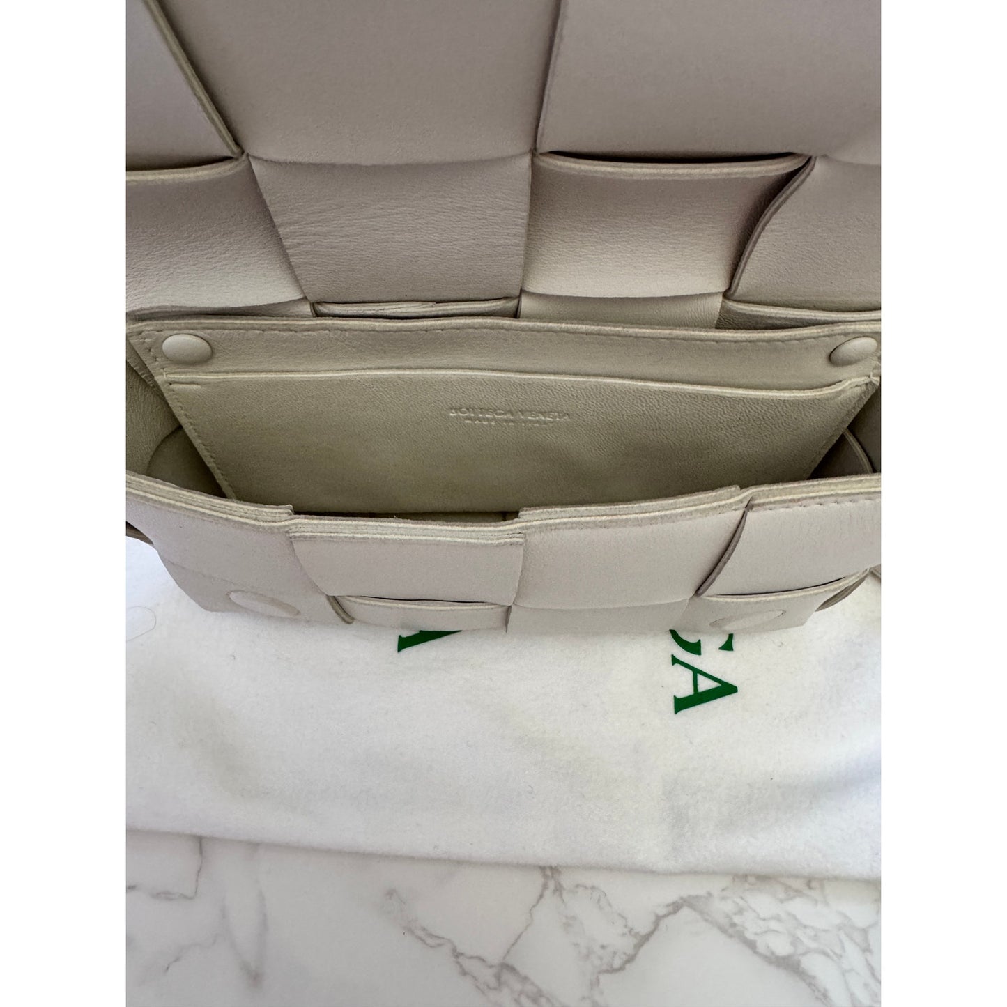 Bottega Veneta Cassette Mini Intrecciato Belt Bag