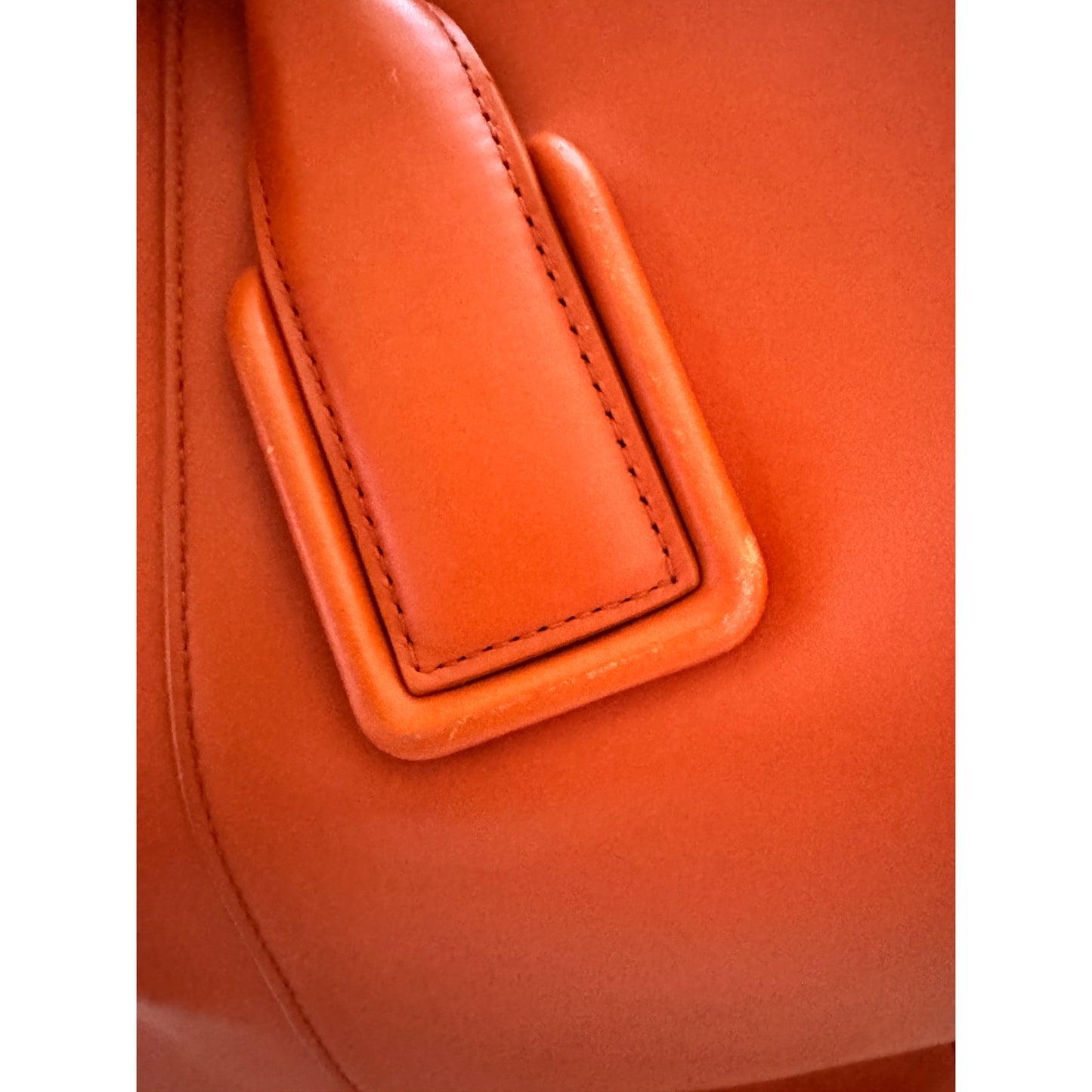 Bottega Veneta Basket Tote in Orange with Baby