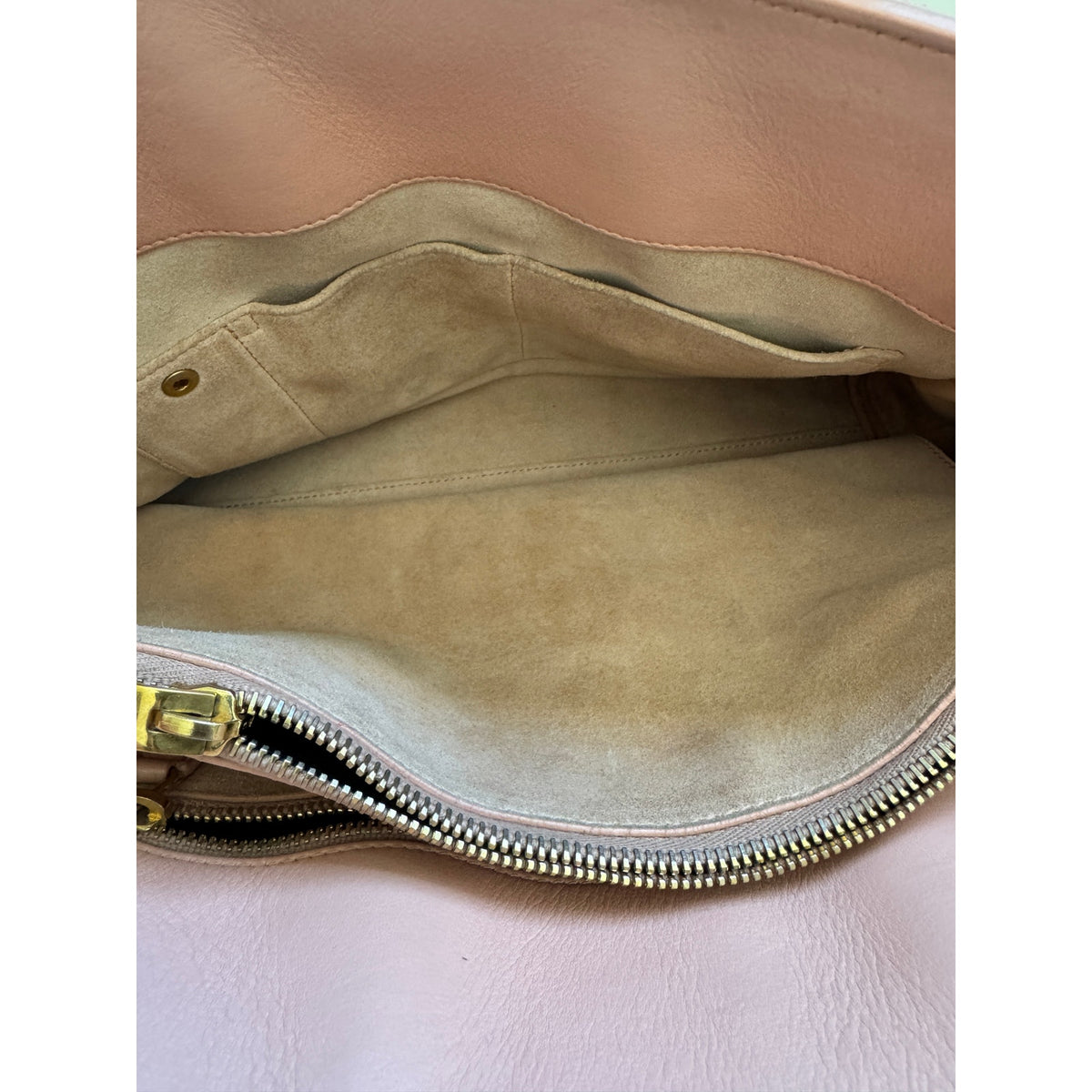 Saint Laurent Blush Calfskin Sac De Jour Tote Bag