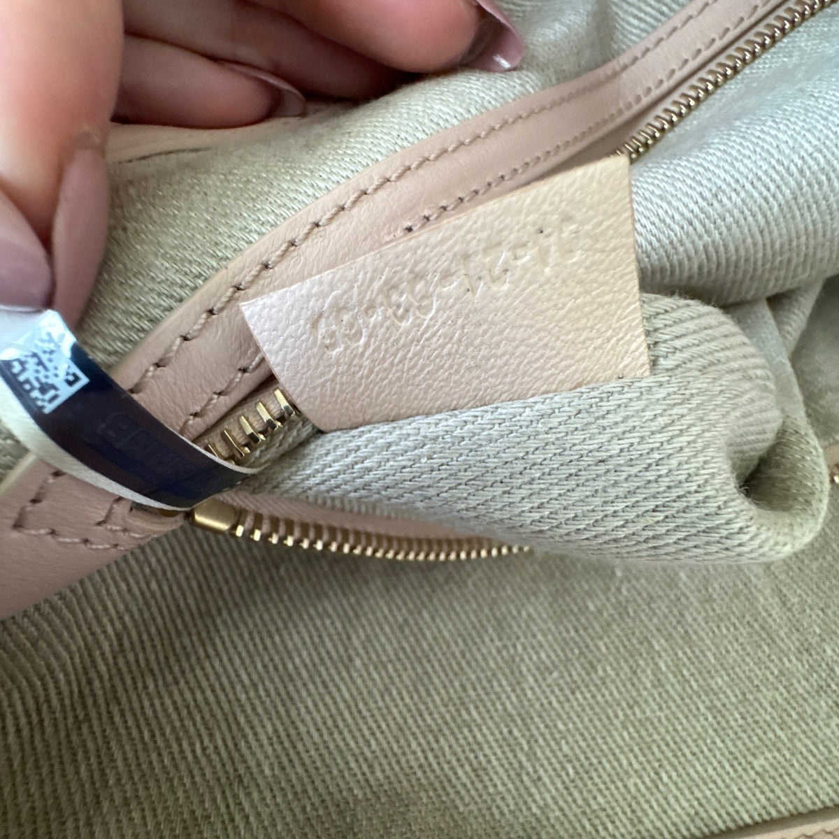 Chloé Judy Slouchy Leather Tote Bag Cement Pink Pleated NWT
