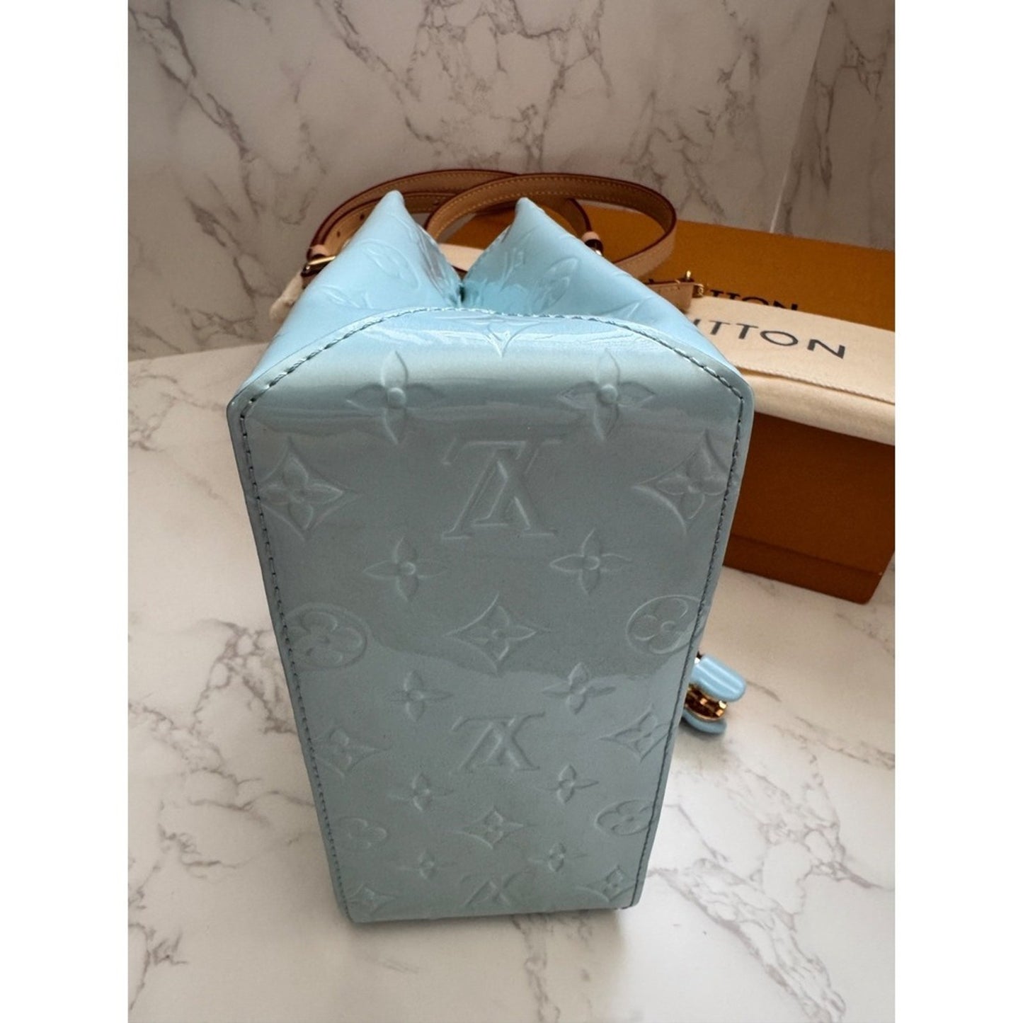 Louis Vuitton Reade PM Sky Blue Handbag