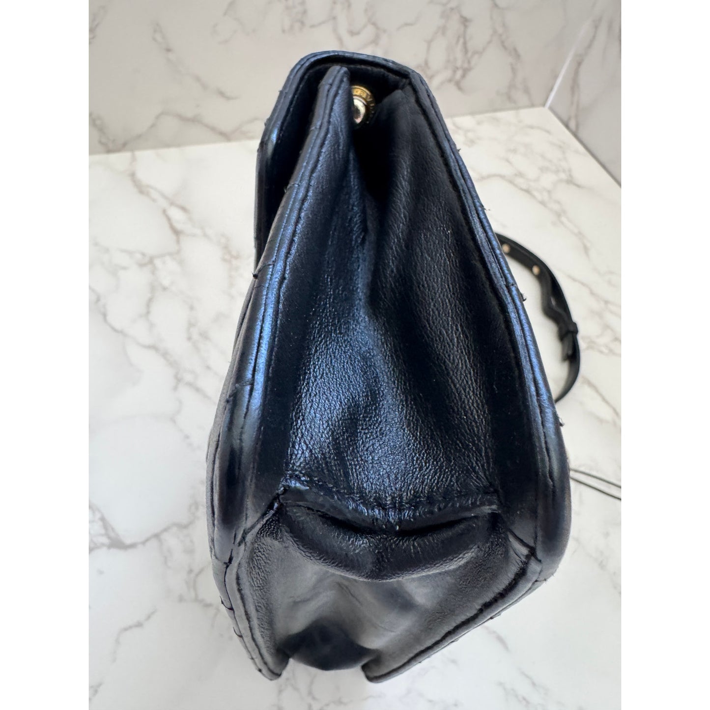 Bvlgari Forever Scaglie Quilted Leather Shoulder Bag