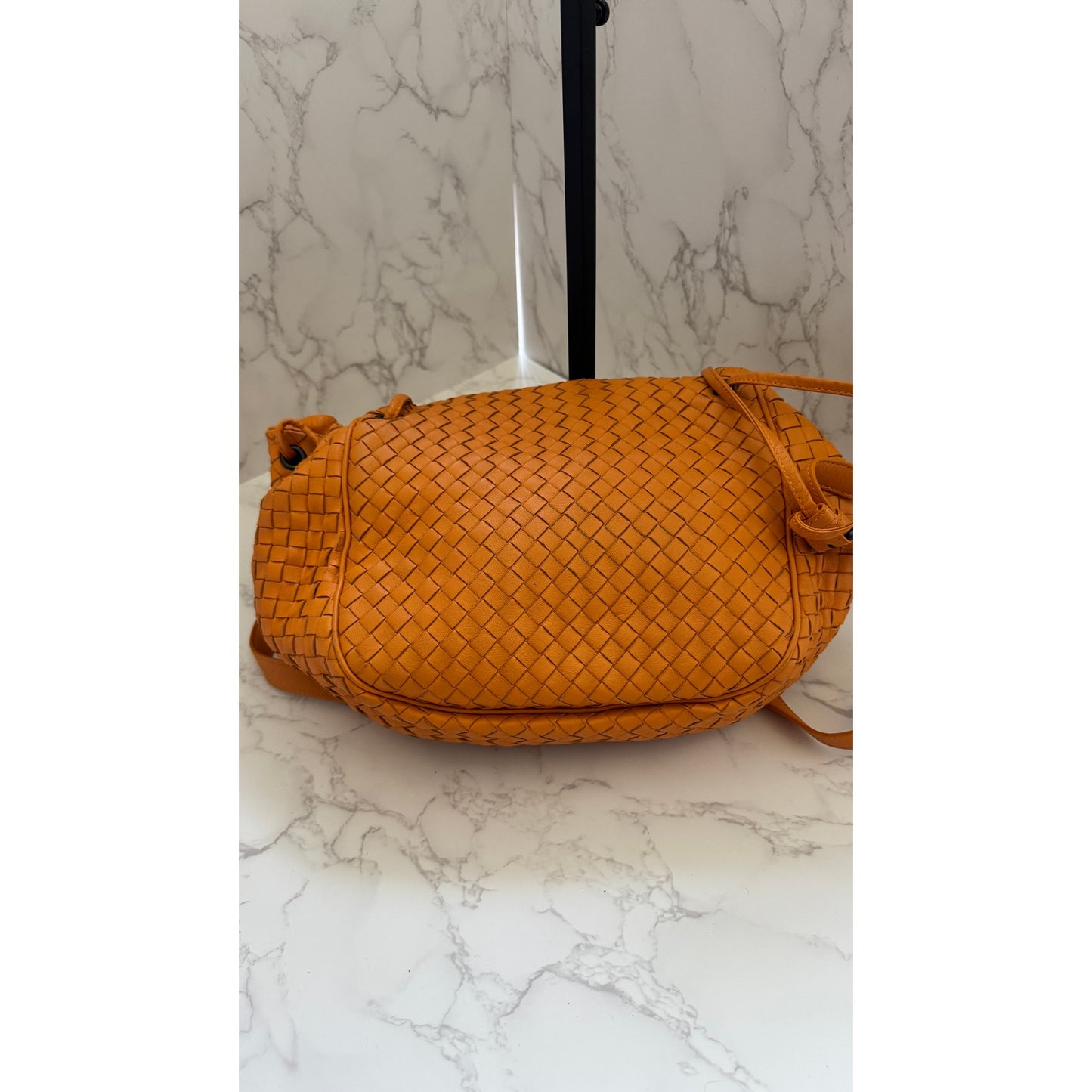 Bottega Veneta Intercciato Leather Crossbody Bag