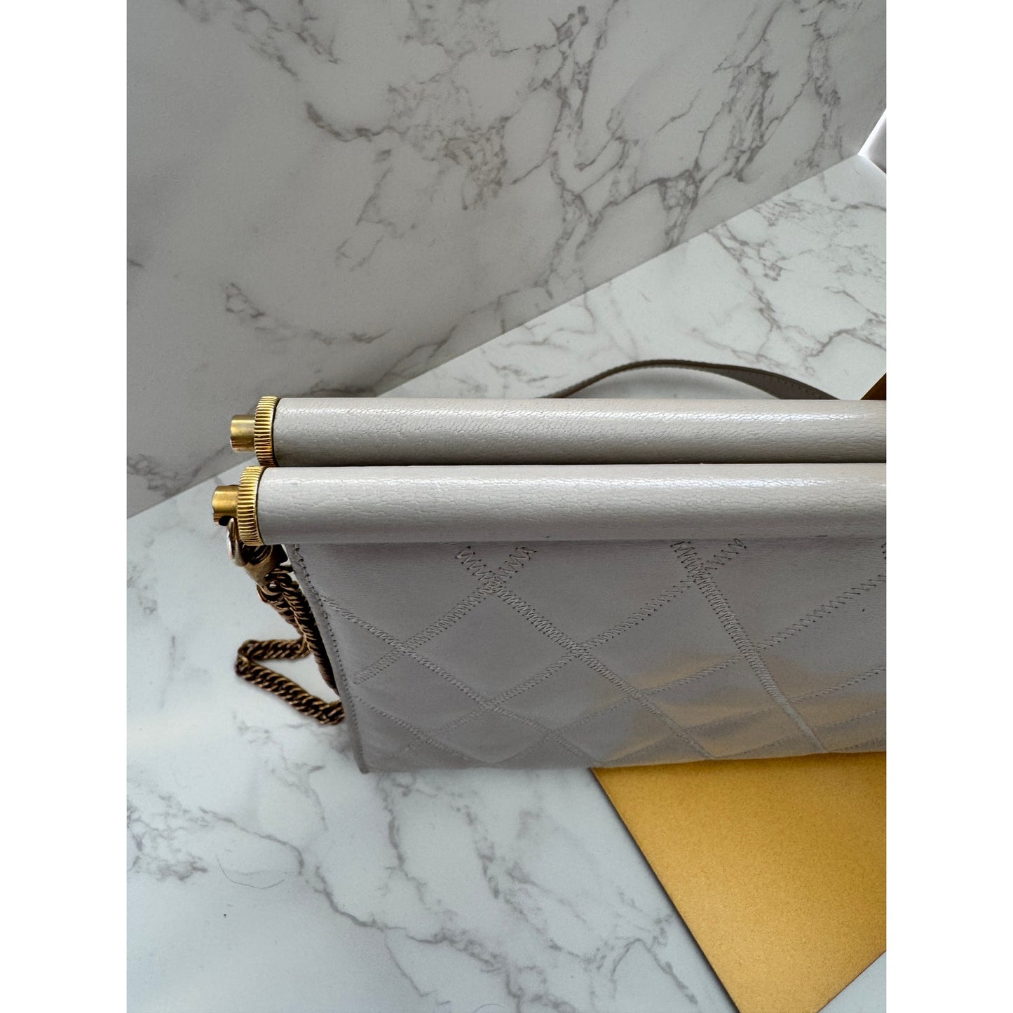 Givenchy Gem Quilted Tassel Clutch/Crossbody