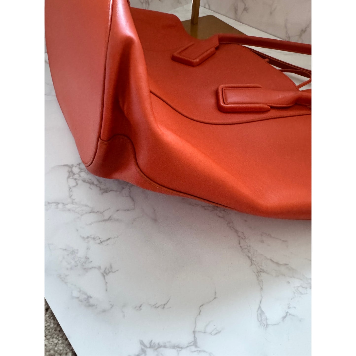 Bottega Veneta Basket Tote in Orange with Baby