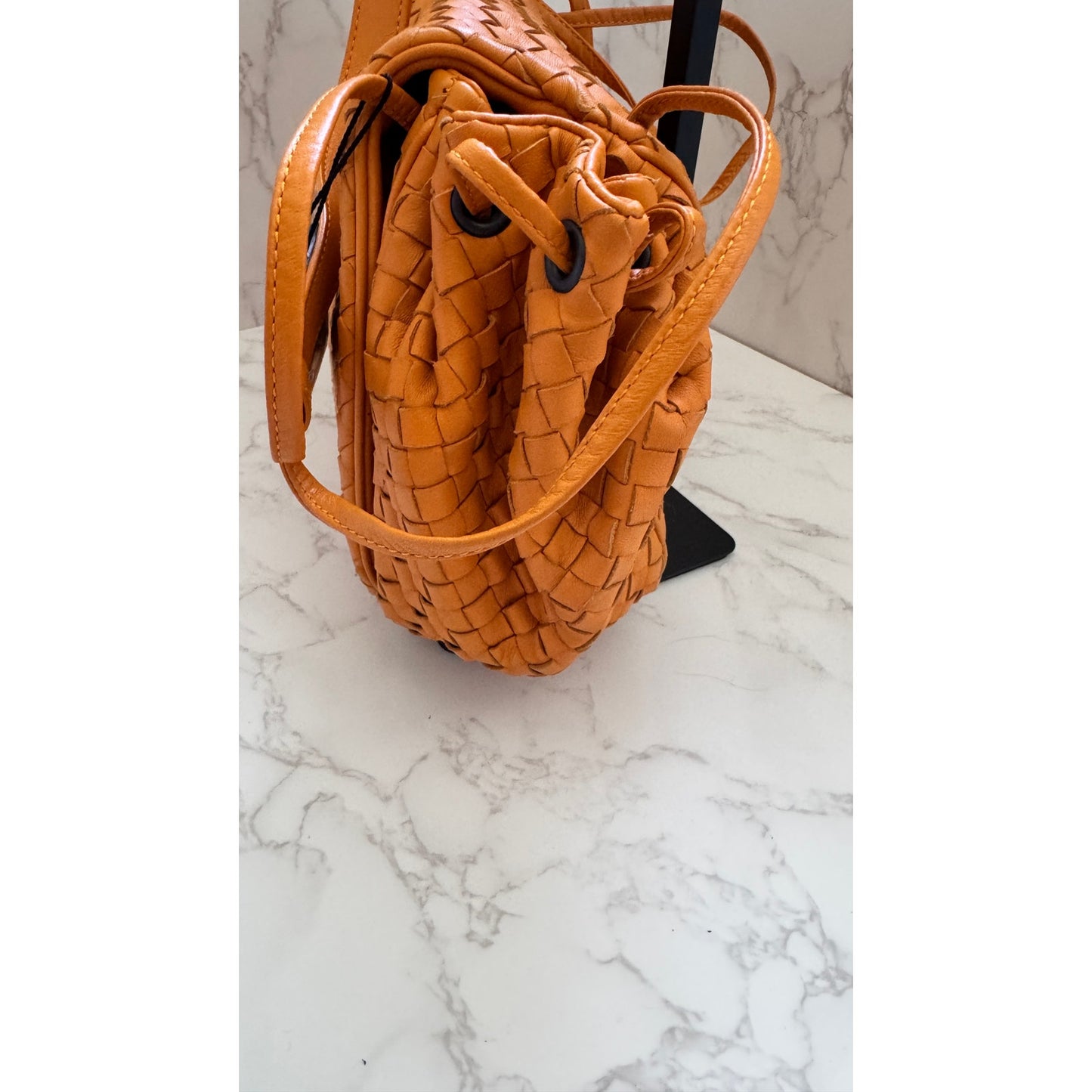 Bottega Veneta Intercciato Leather Crossbody Bag