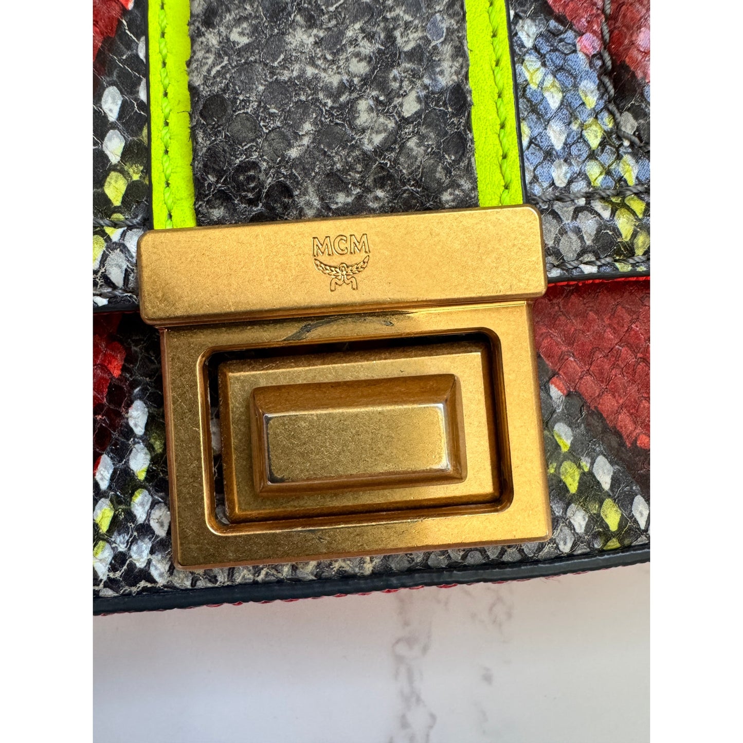 MCM Multi Python Shoulder bag