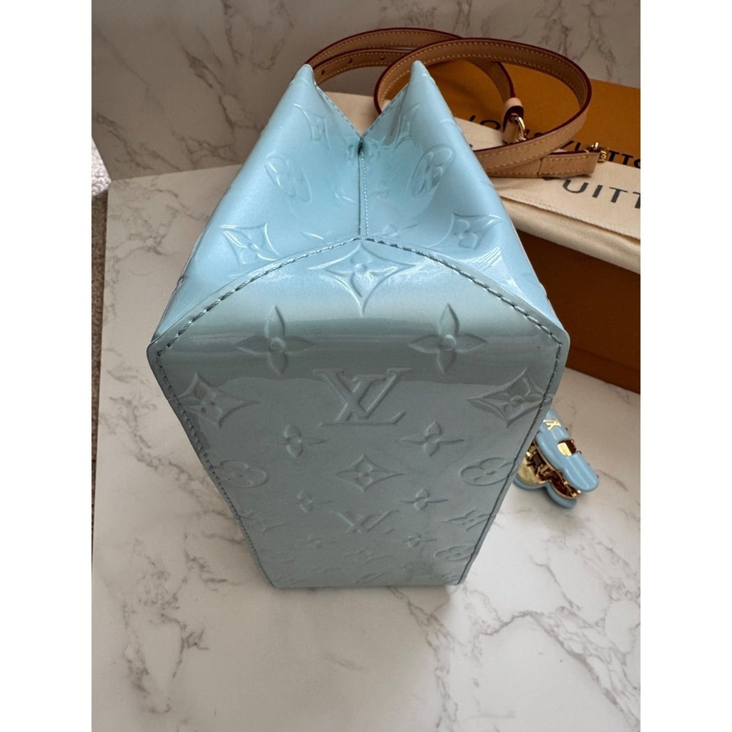 Louis Vuitton Reade PM Sky Blue Handbag