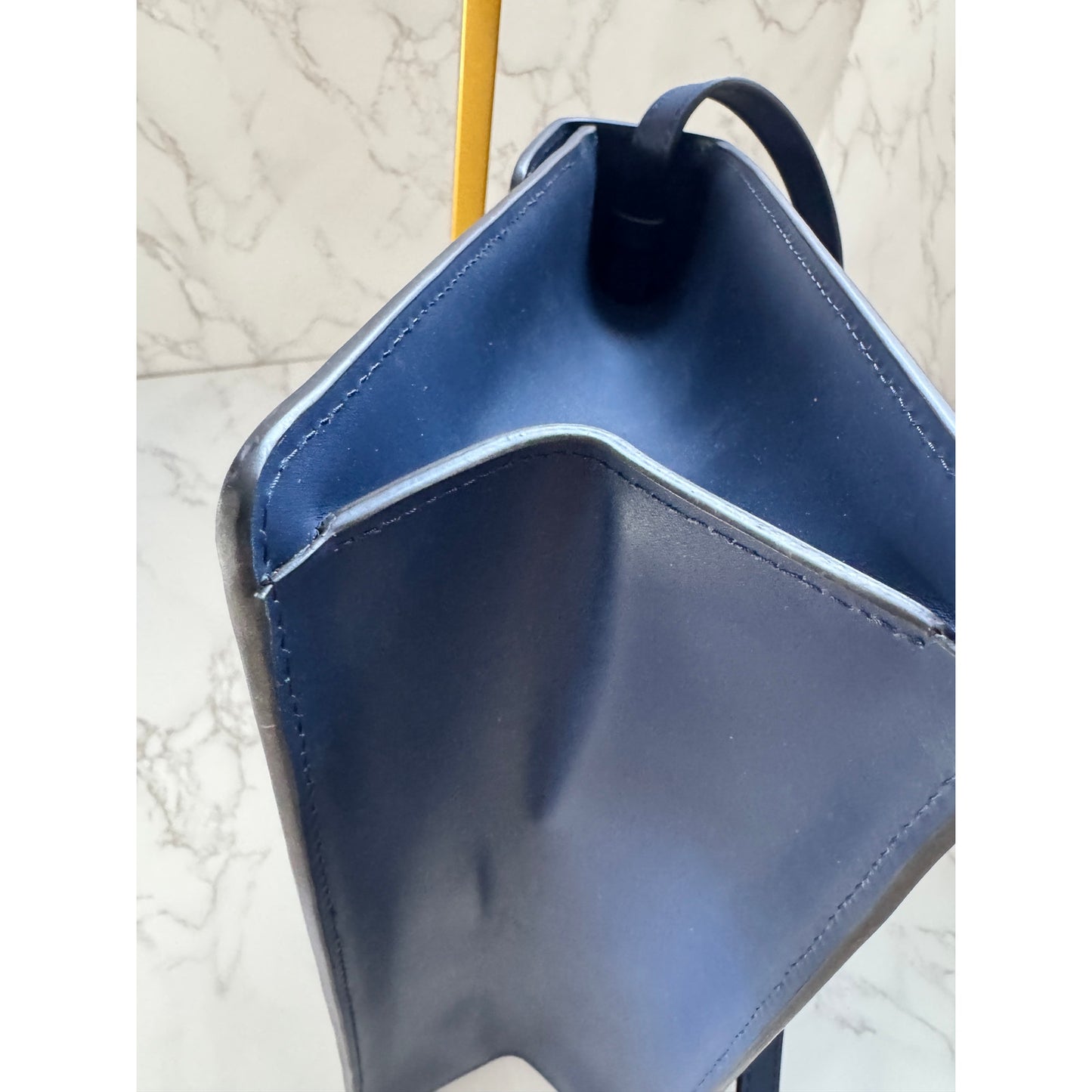 Gucci Sylvie Top Handle in Navy