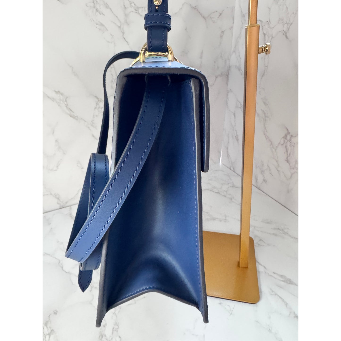 Gucci Sylvie Top Handle in Navy