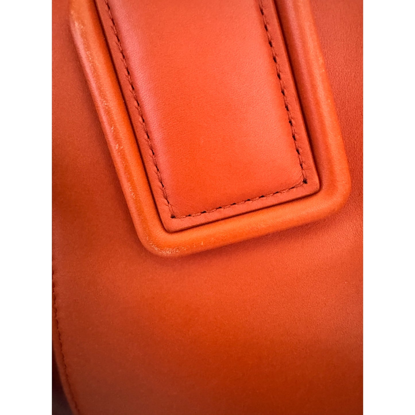 Bottega Veneta Basket Tote in Orange with Baby