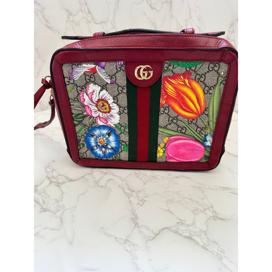 Limited Edition Gucci Ophidia GG Flora Shoulder Bag!