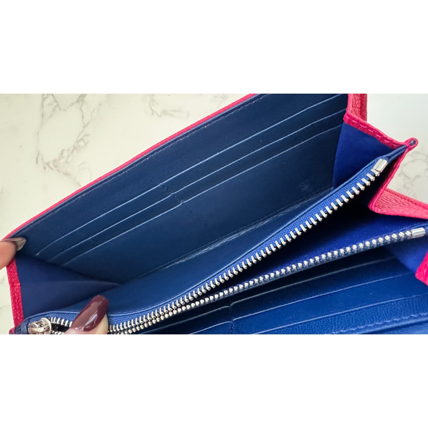 Christian Dior Cannage Promenade Wallet on Chain
