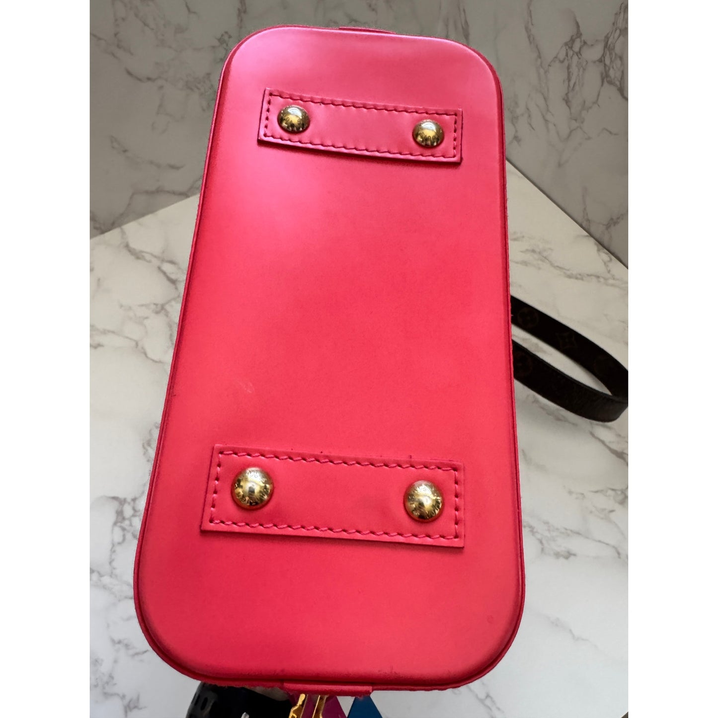 Stunning LV Alma Totem BB Flamingo Limited Edition Bag