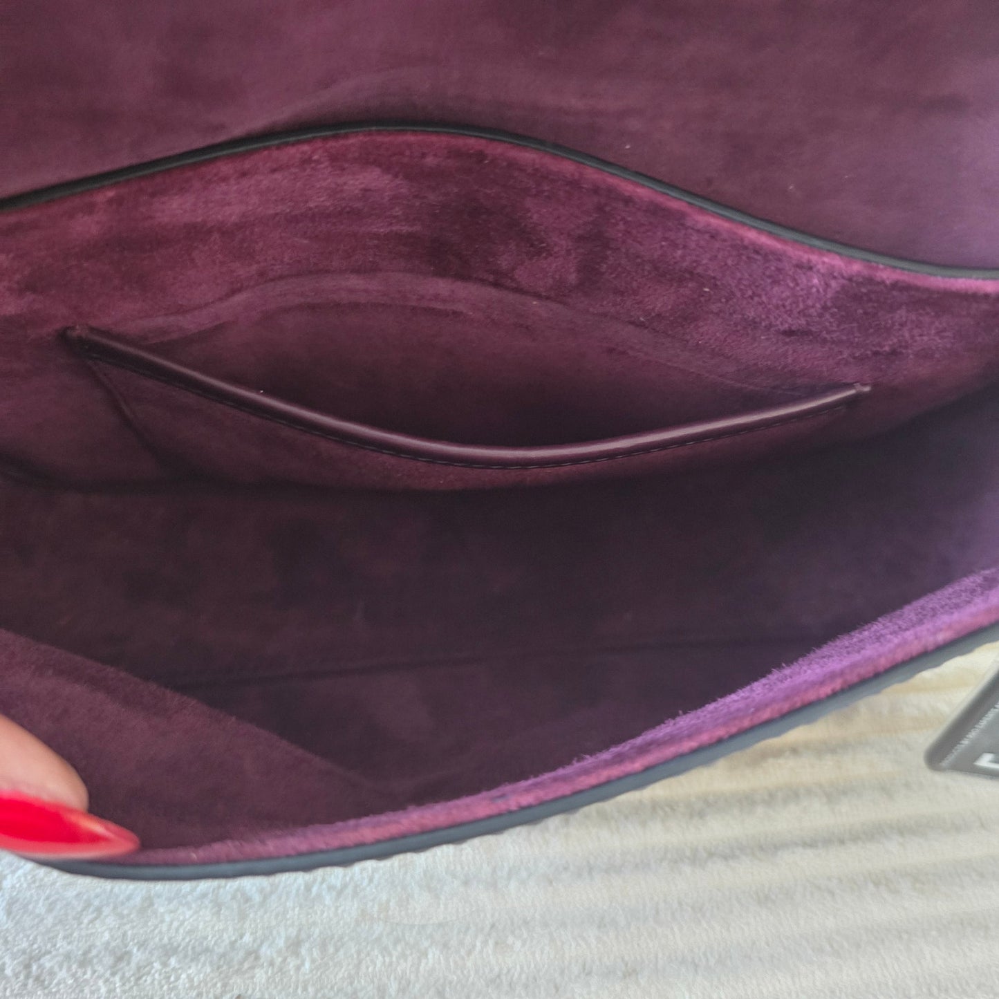 Christian Dior J'Adior Flap Bag Medium Burgundy Amaranth Leather Gold