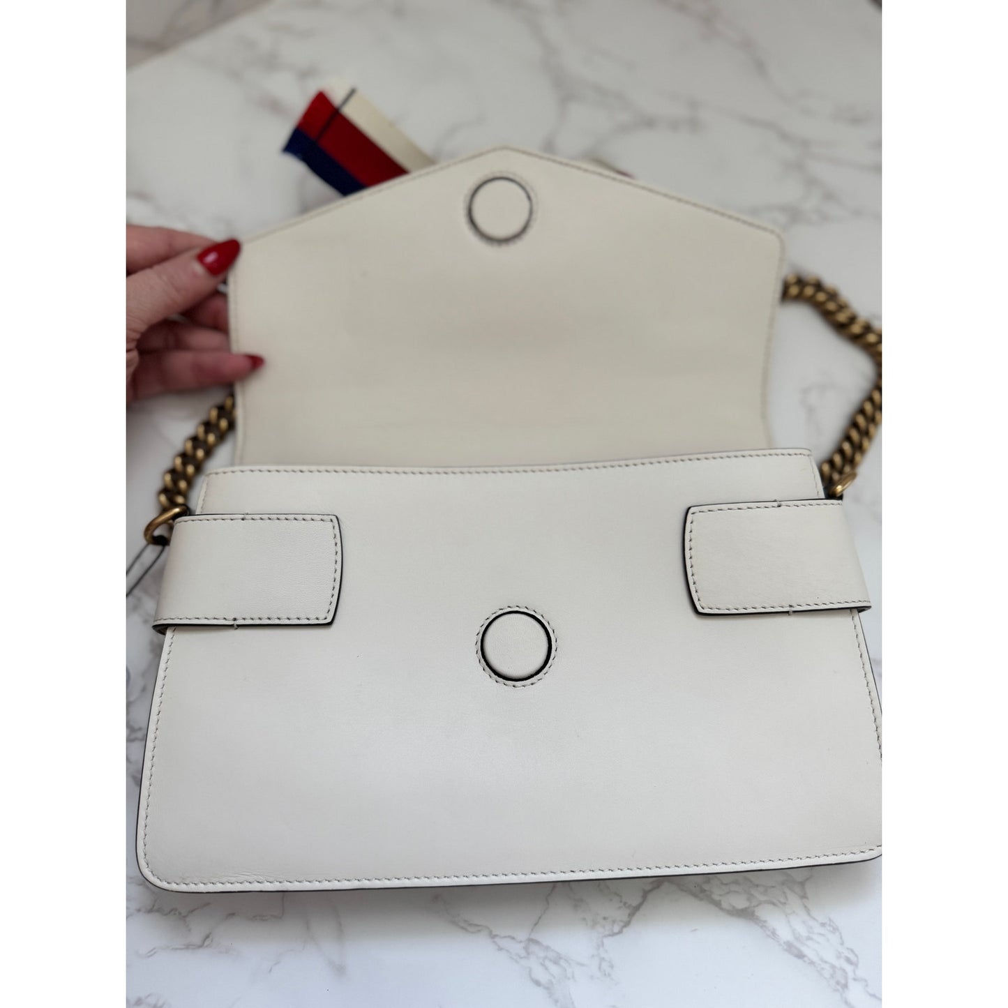 Gucci Animalier Broadway Bow Flap Bag with Chain Strap