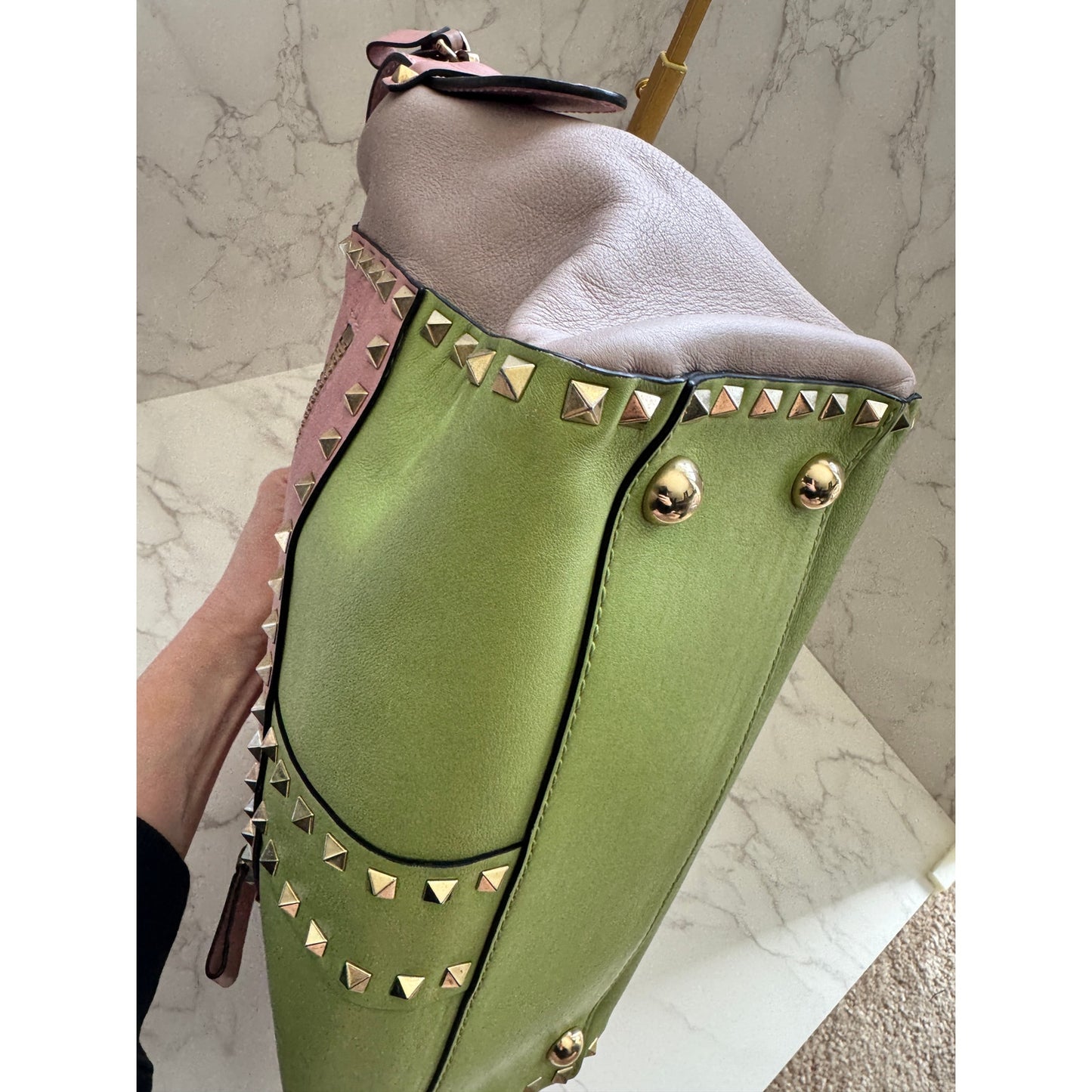 Valentino Garavani Rockstud Multicolor Tote