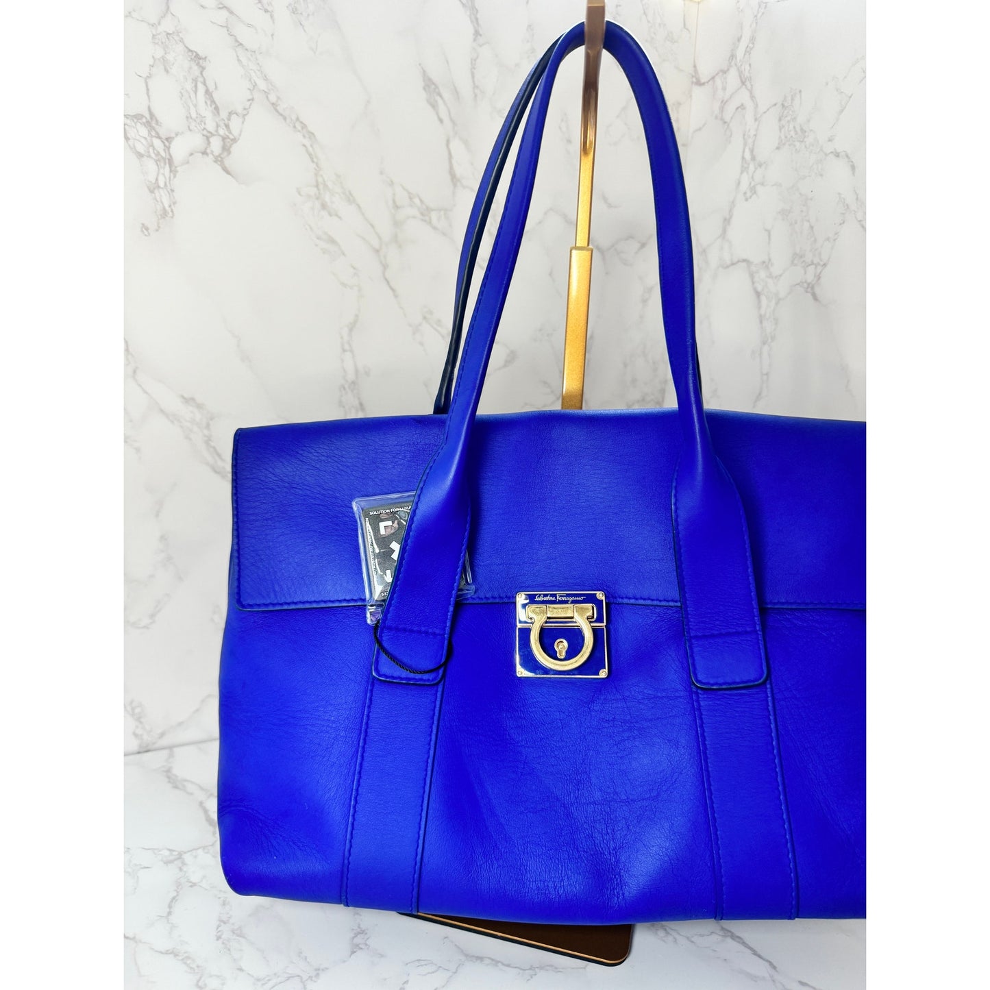 Salvatore Ferragamo Sookie Satchel in Royal Blue
