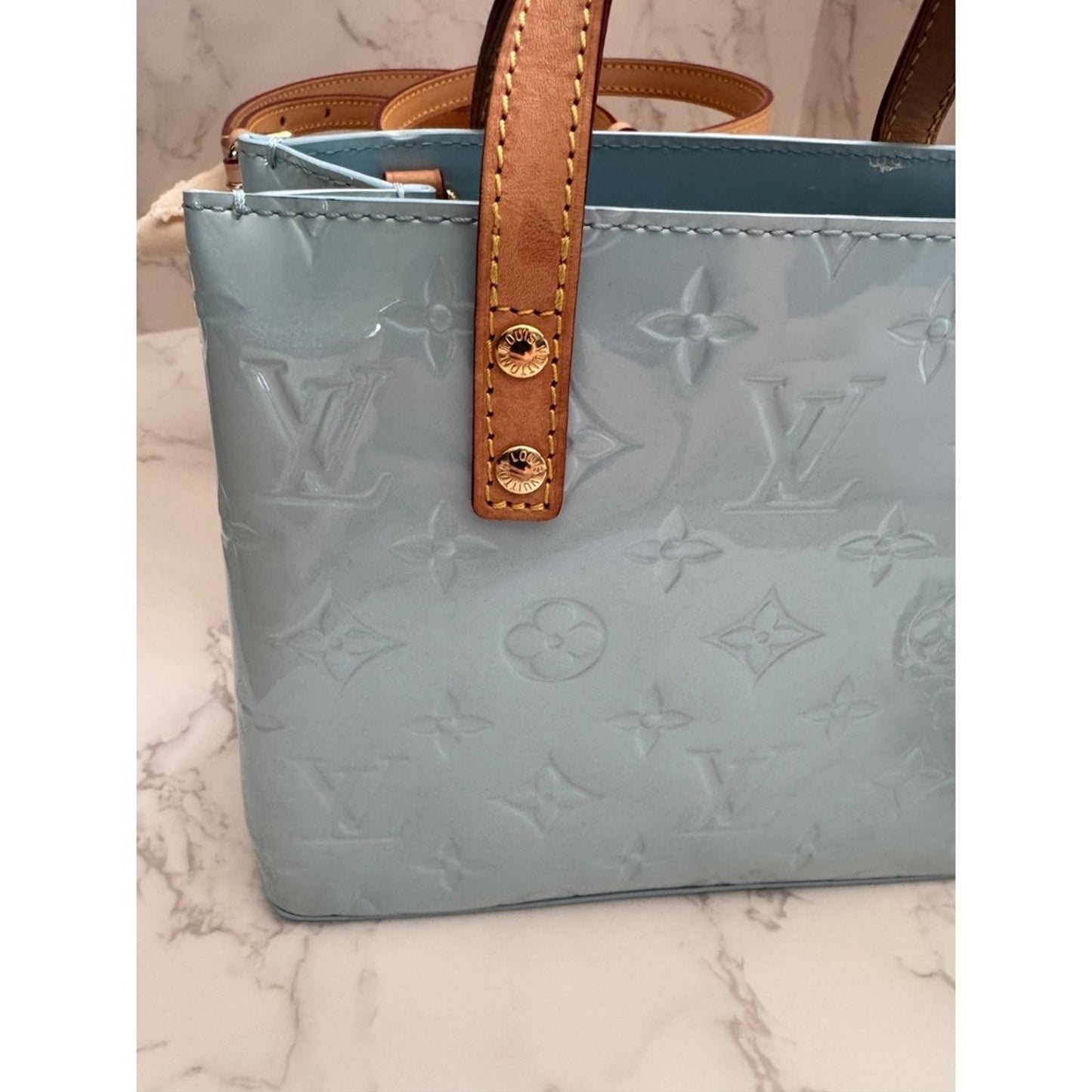 Louis Vuitton Reade PM Sky Blue Handbag