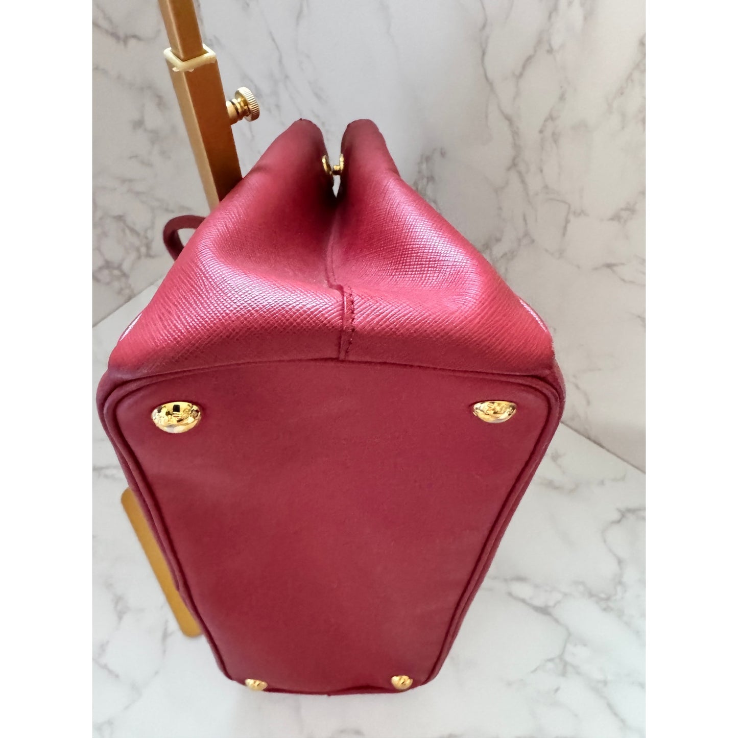 Prada Galleria Medium in Red Saffiano Leather