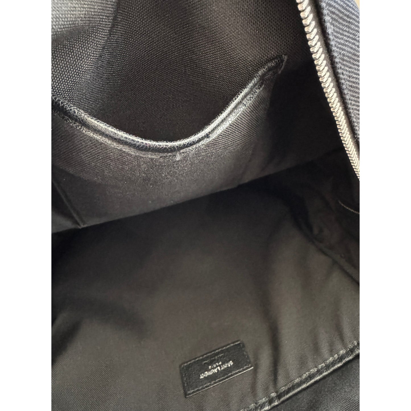 Saint Laurent Canvas City Studded Backpack