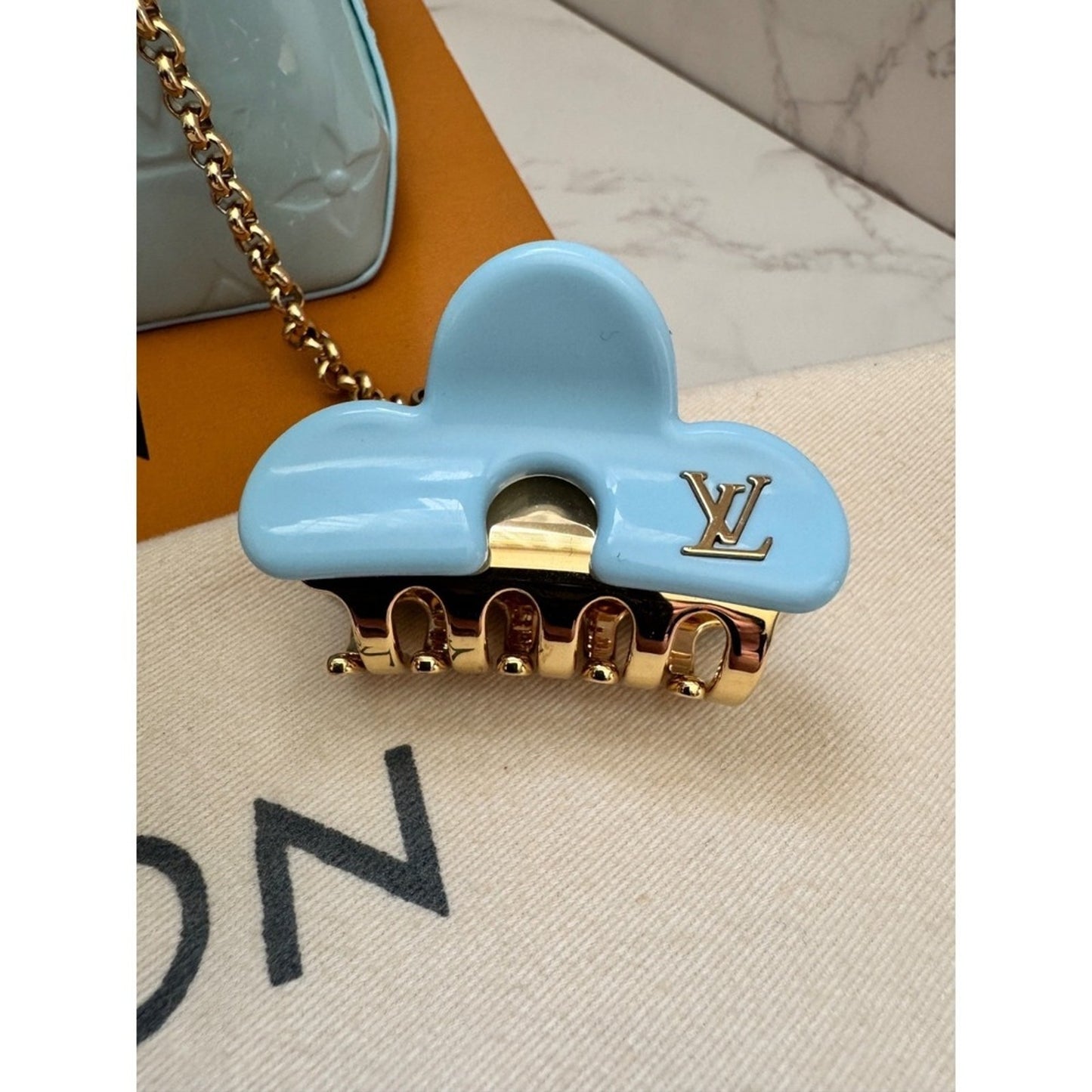 Louis Vuitton Reade PM Sky Blue Handbag