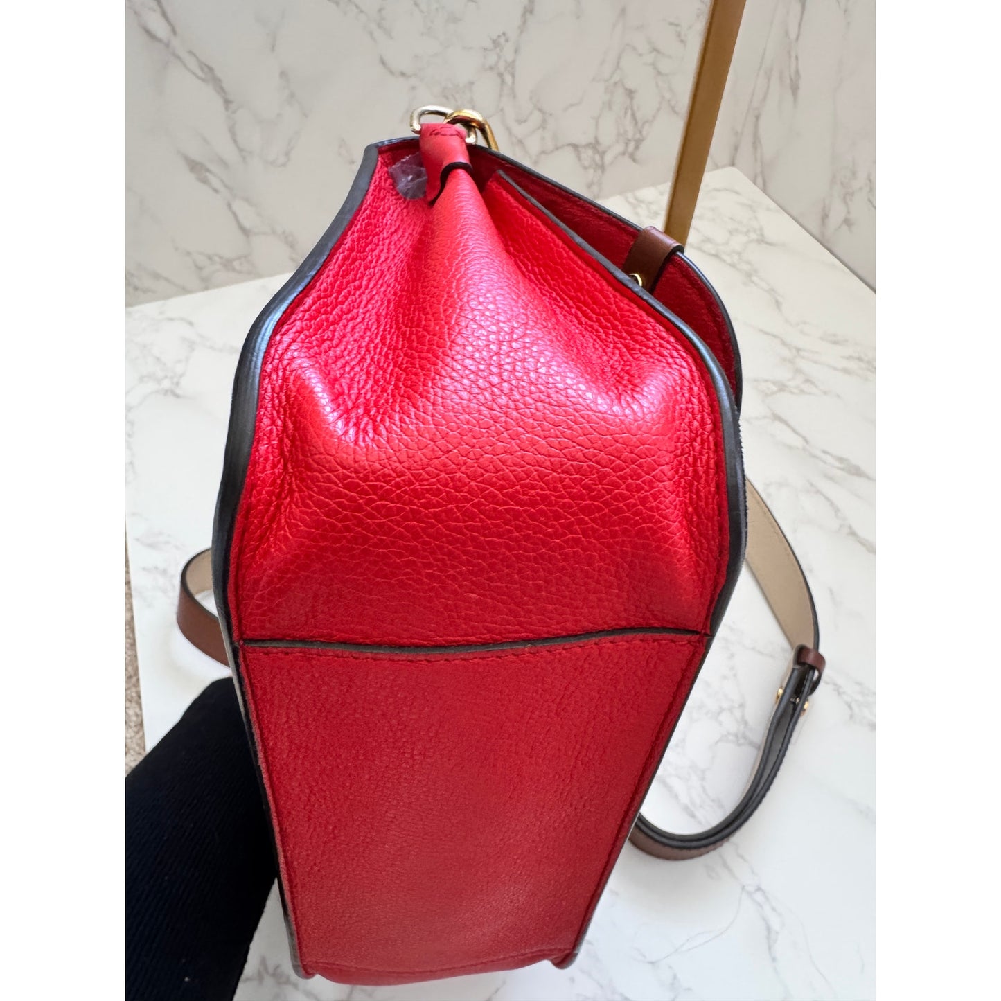 Louis Vuitton Monogram Vaugirard PM Brown Red Crossbody Bag