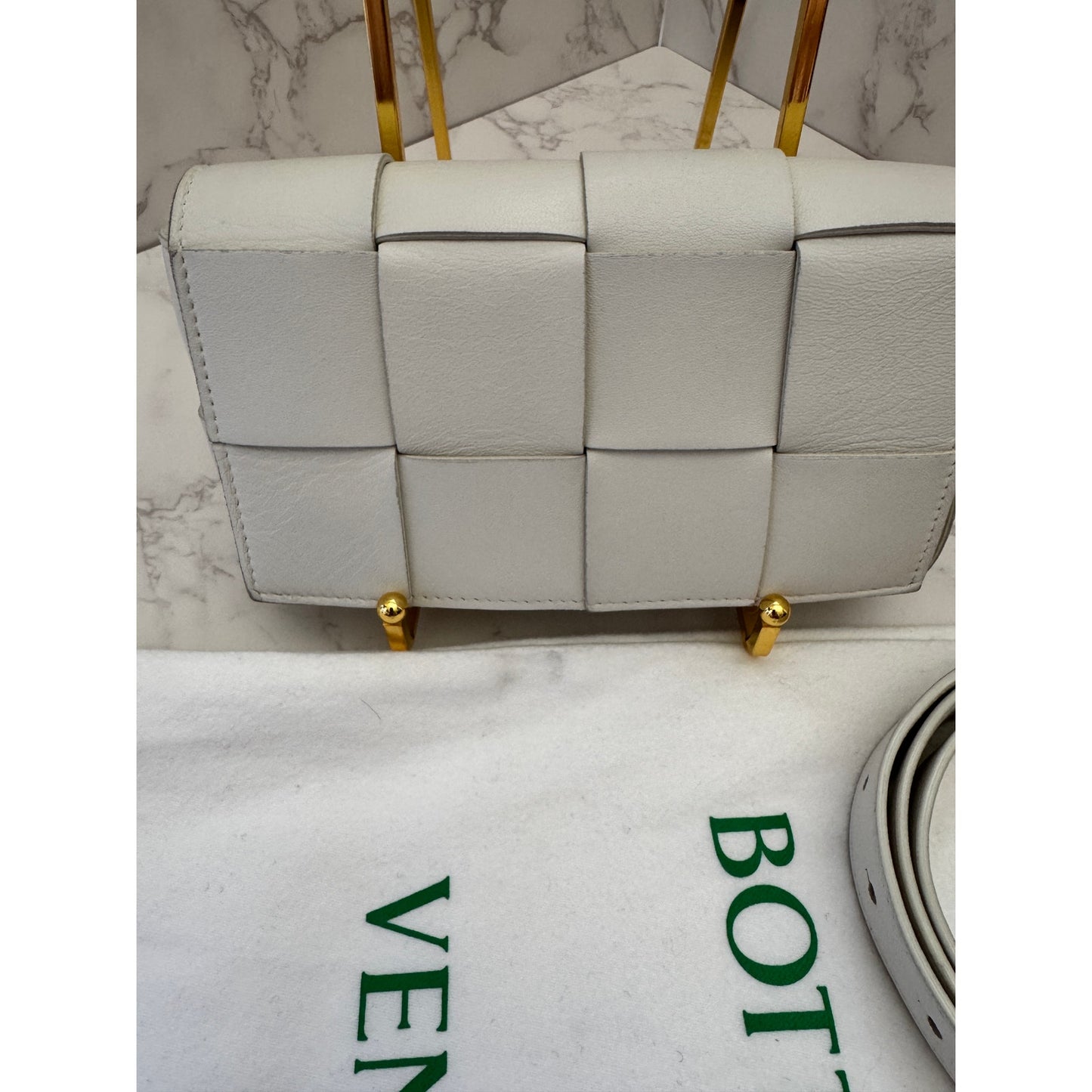 Bottega Veneta Cassette Mini Intrecciato Belt Bag