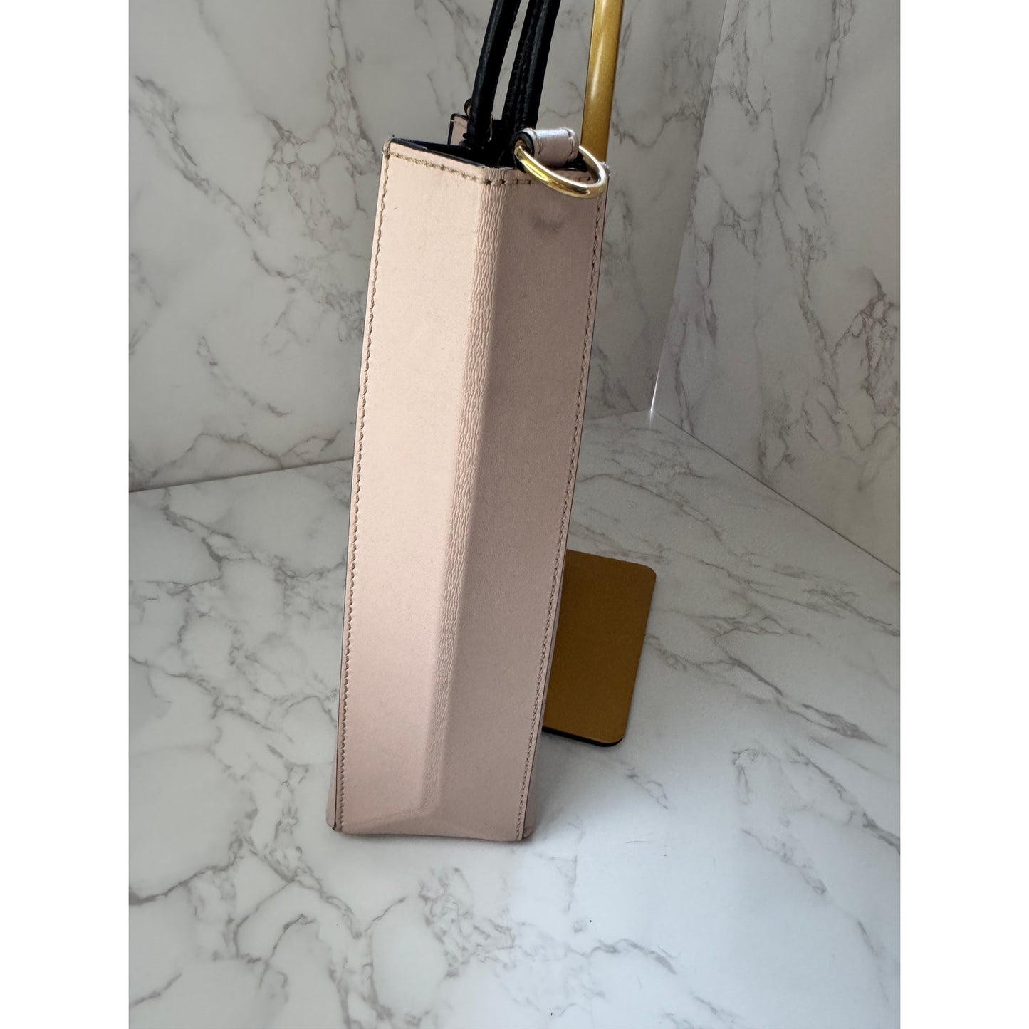 Fendi Roma Shopping Bag in Light Beige/Pinkish Color